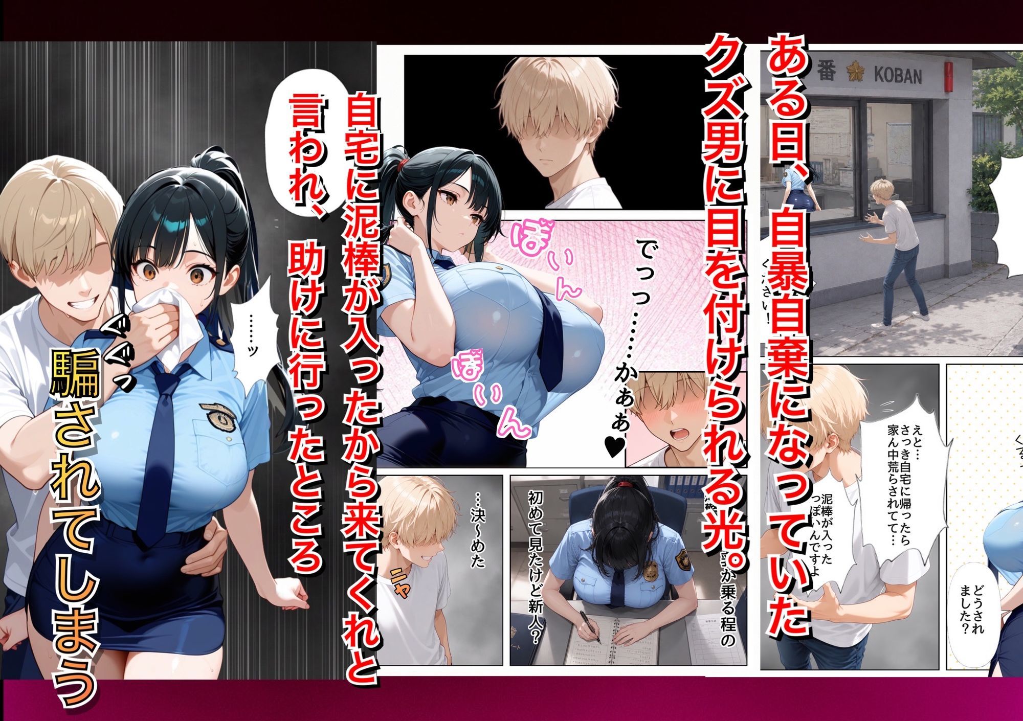 男嫌いな新卒警官を監×してマゾメス化させた結果のサンプル画像 3