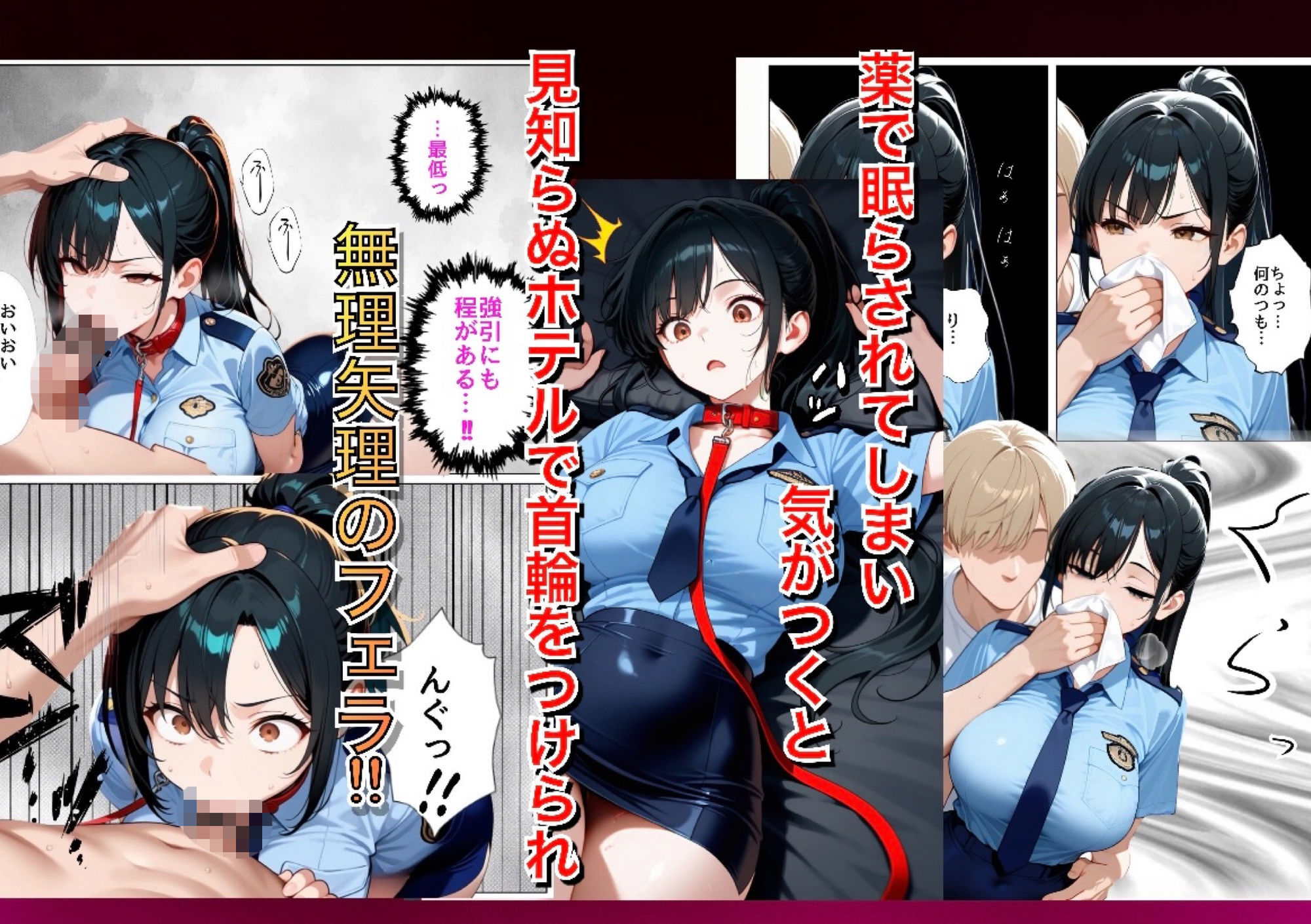 男嫌いな新卒警官を監×してマゾメス化させた結果のサンプル画像 4