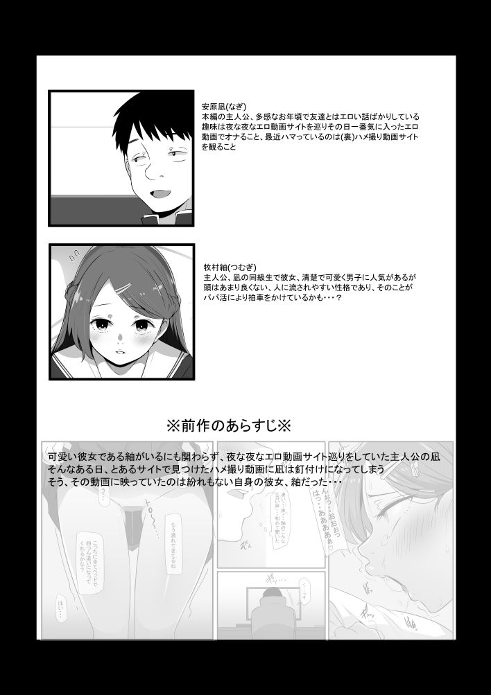 画面越しの彼女-貧乳彼女のパパ活流出動画file02- (dcomic jp-001)