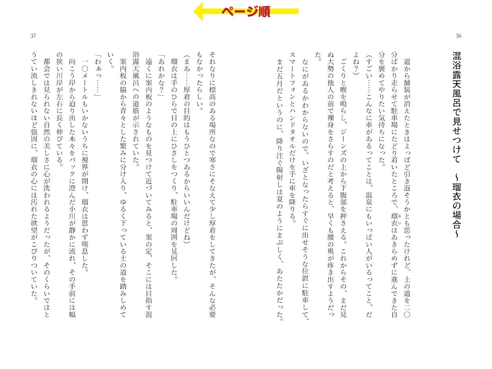 露出絶頂体験 街で、オンライン会議で、混浴温泉で…… 画像7