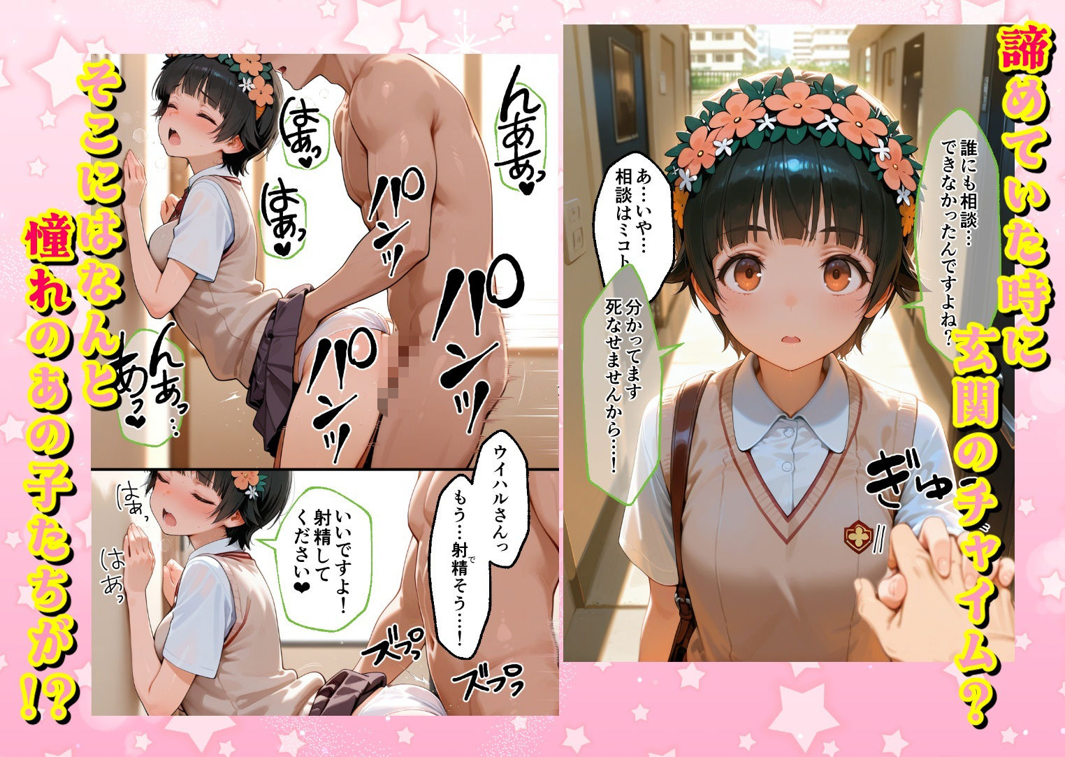 ヌプヌプしないと〇ぬ病気になりハメまくり救済（はーと）ハーレム性活 僕の部屋がヤリ部屋化…！？ 能力者編の画像2