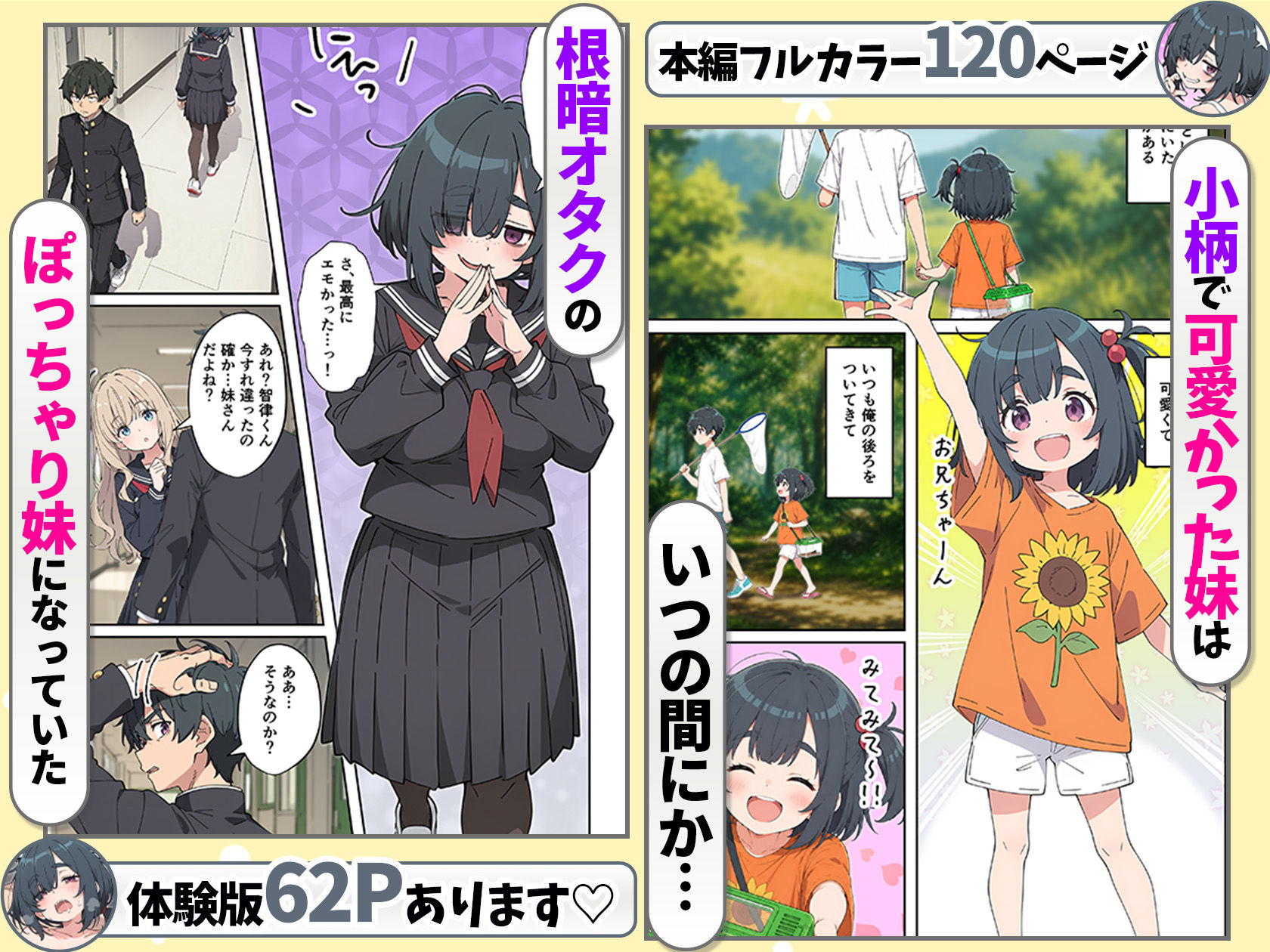 むちシコボディの妹に勃起がバレたことをきっかけにむちむち密着イチャラブセックスする話のサンプル画像 2