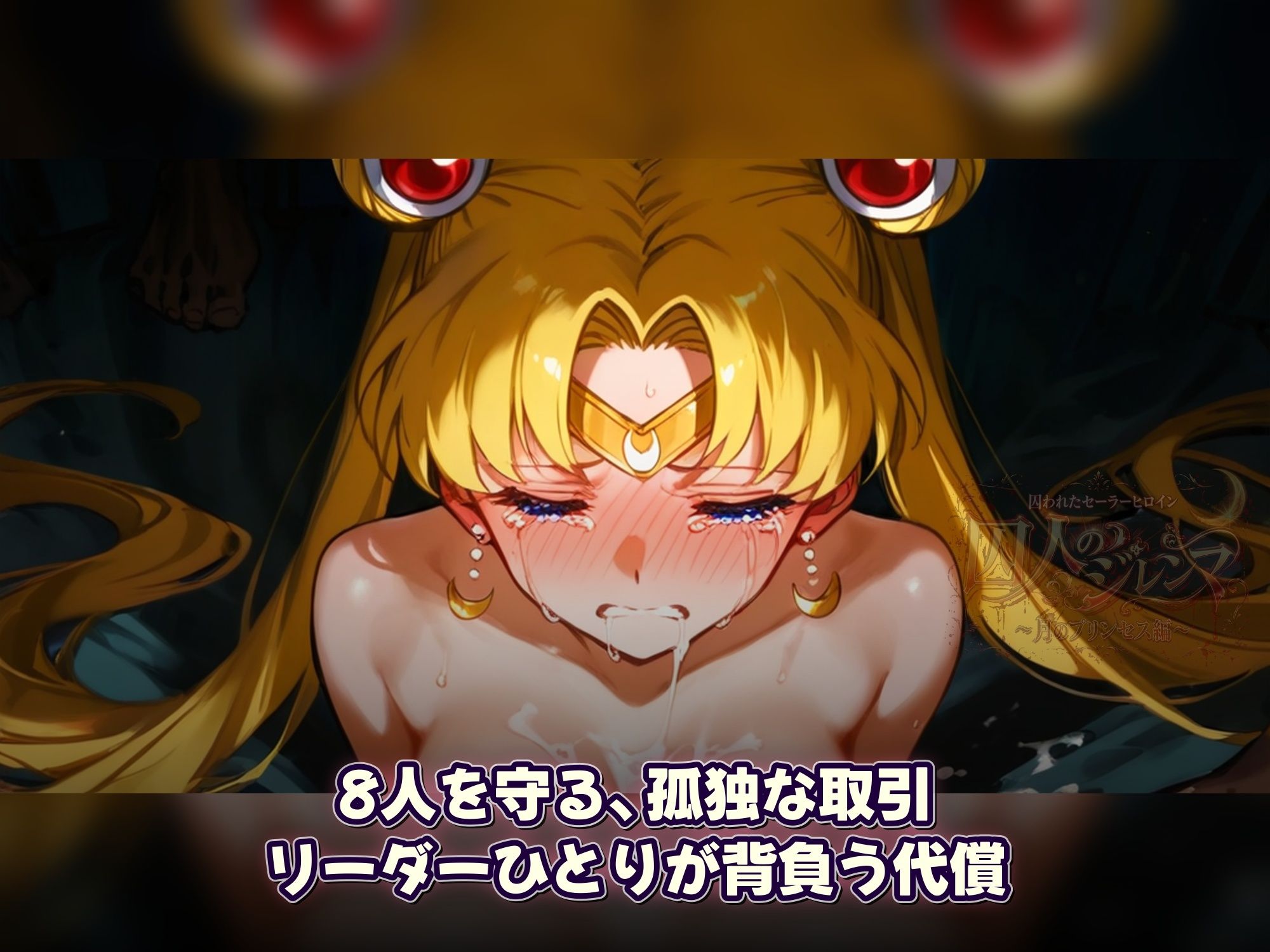 囚われたセーラーヒロイン 囚人のジレンマ【月のプリンセス編】のサンプル画像 6