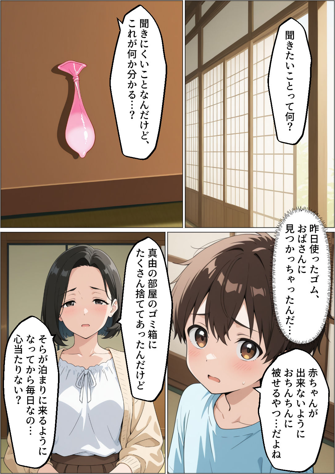 【彼女母×伯母×叔母】3人のオバサンによる僕の性教育 〜 オバサンだってセックスしたいもんっ 〜 立ち読み 7 / 11