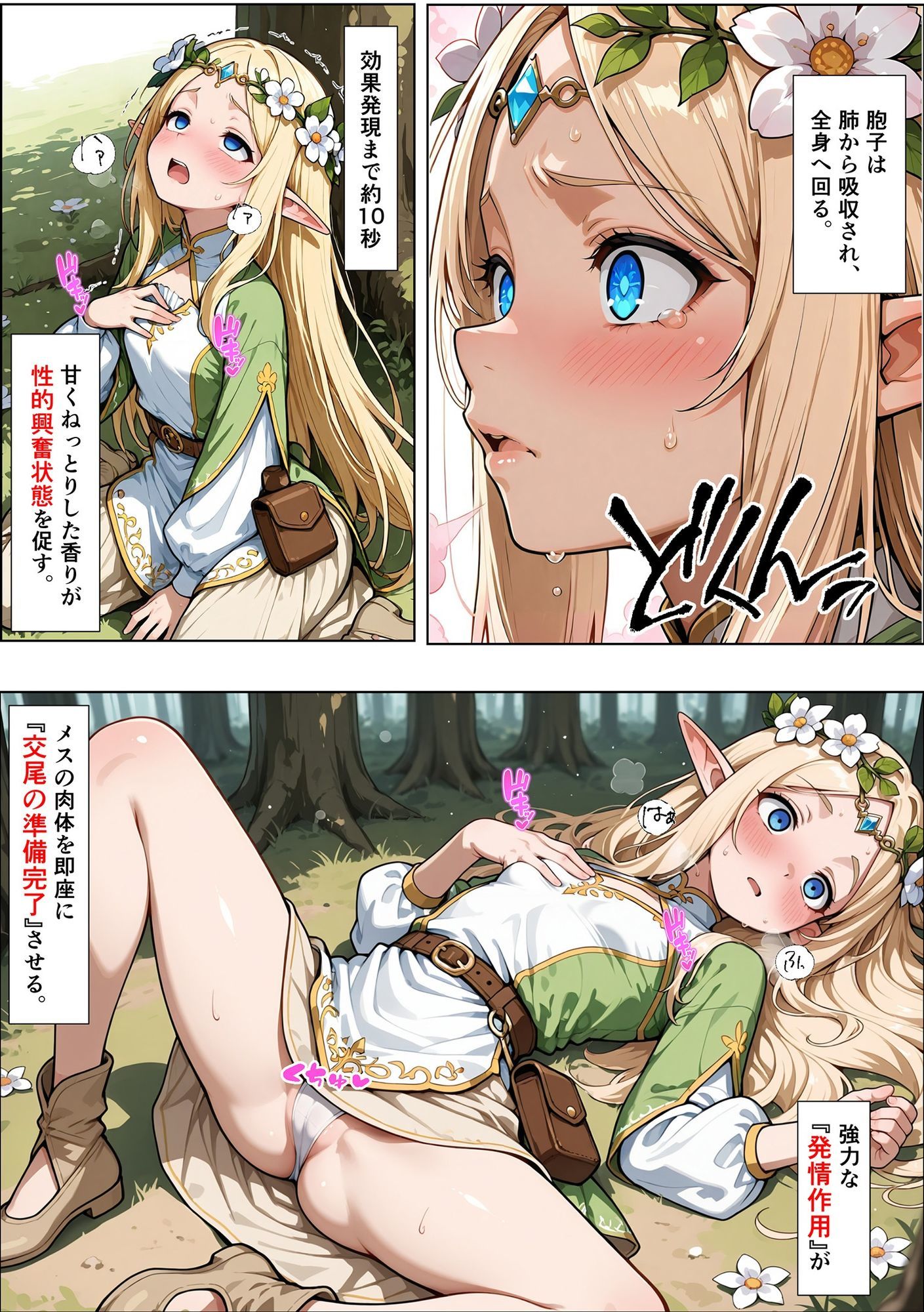 オークの種付け調査記録 〜エルフを妊娠させるまで〜の画像9