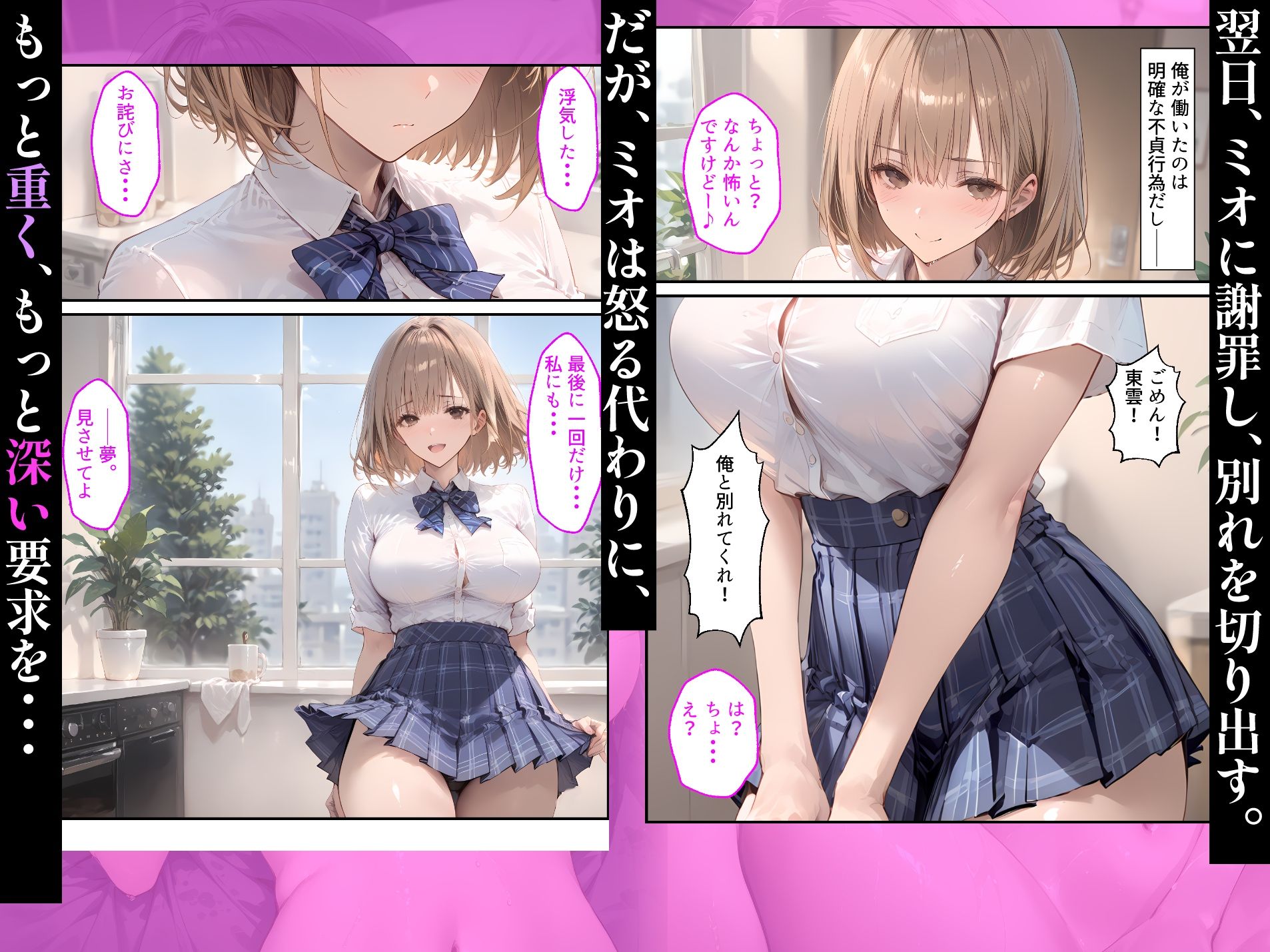【漫画】幼なじみとの浮気で人生初セックスしたら、嫉妬した彼女の中出しおねだりが止まらない話の画像7