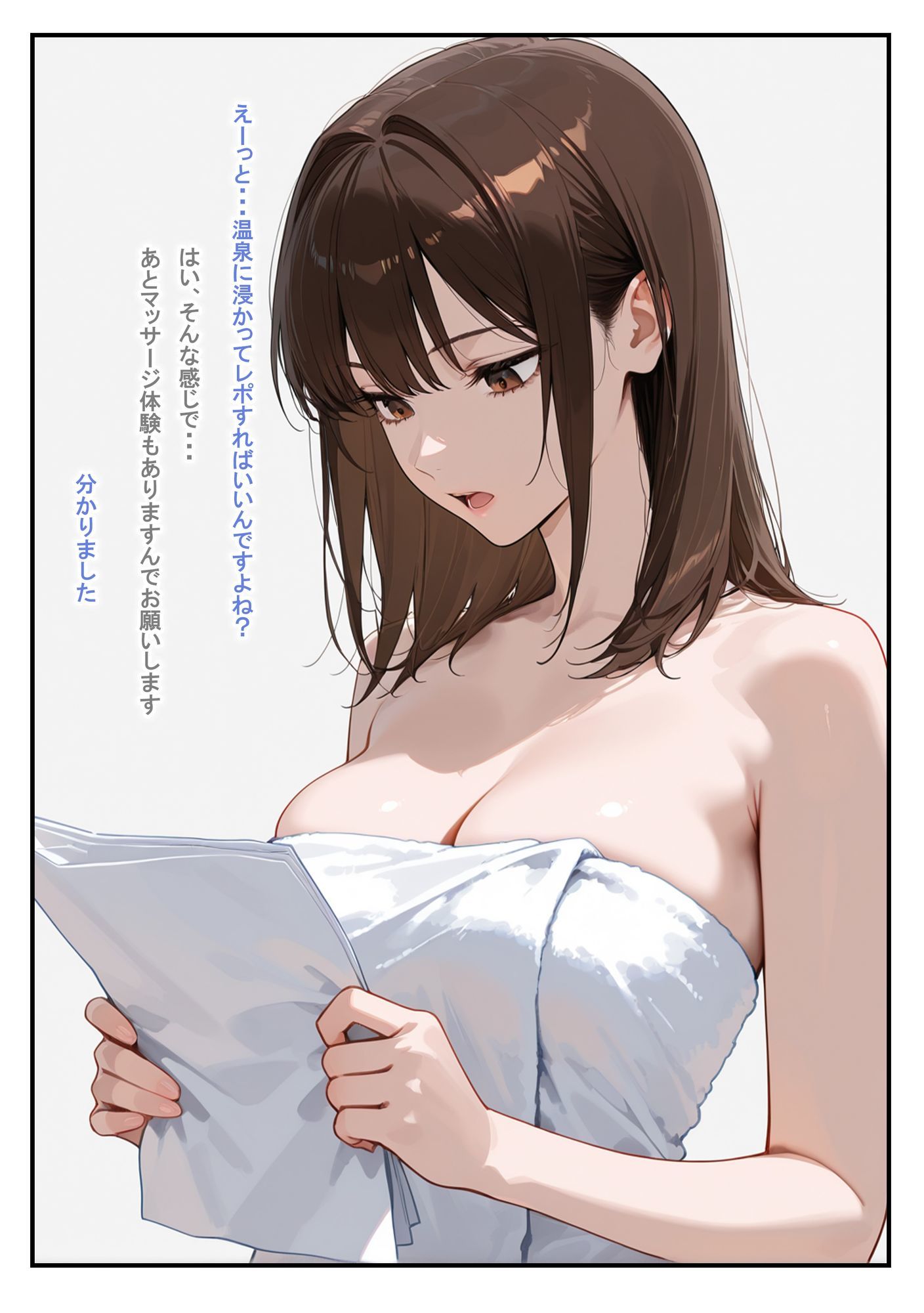 温泉ロケ、女子アナ、常識改変済。〜汗だくセックスマッサージ〜の画像7