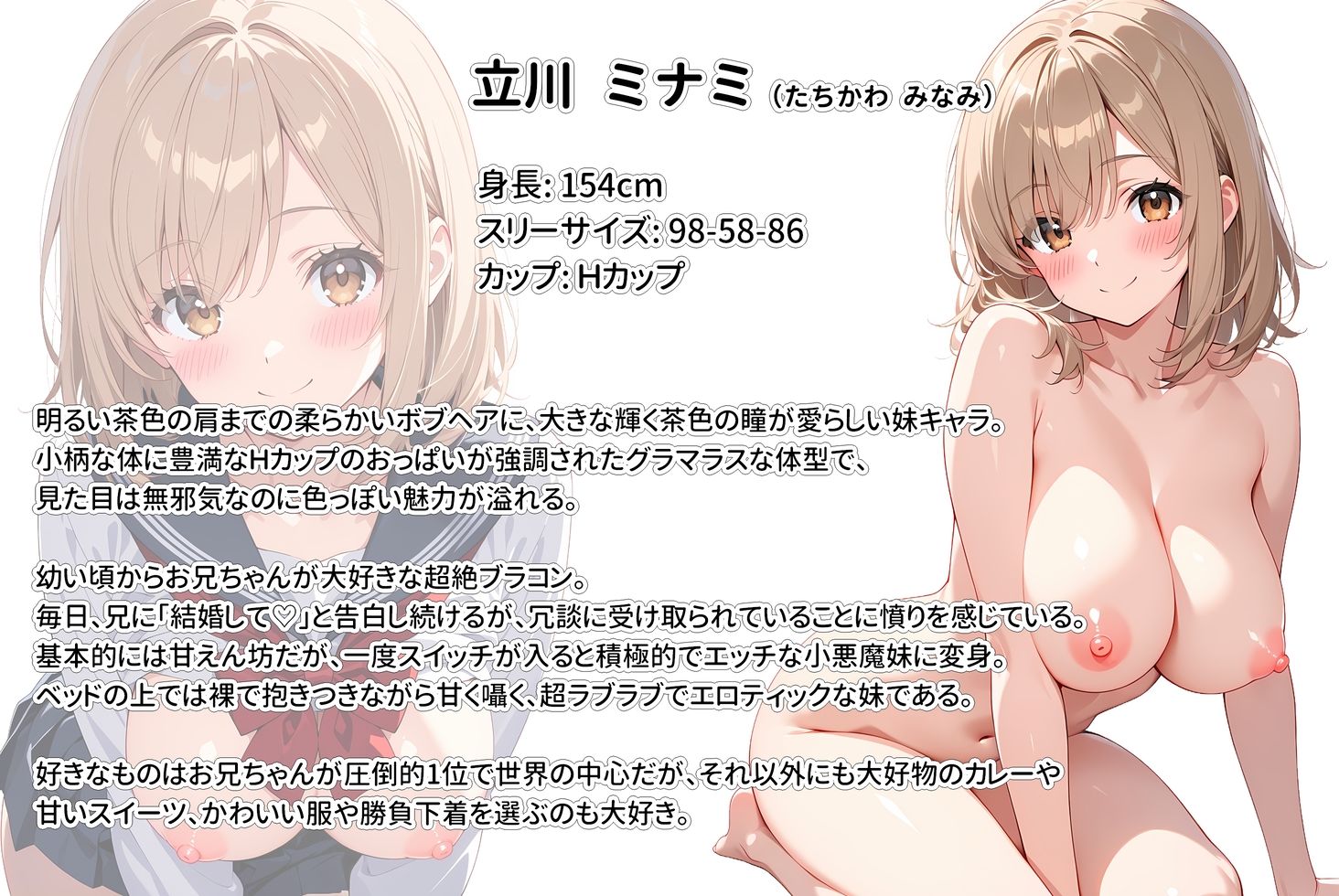 間違って媚薬を飲んで発情しちゃった爆乳妹が大好きな兄に中出しおねだりしてきた！ 画像10
