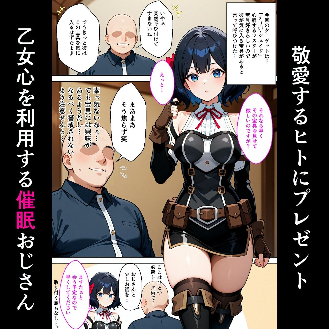 嘆きのヒロイン達を催●術でオナホに堕とす話のサンプル画像 6