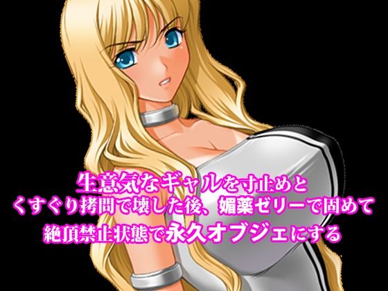 《d_774089》『生意気なギャルを寸止めとくすぐり拷問で壊した後、媚薬ゼリーで固めて絶頂禁止状態で永久オブジェにする』のパッケージ画像