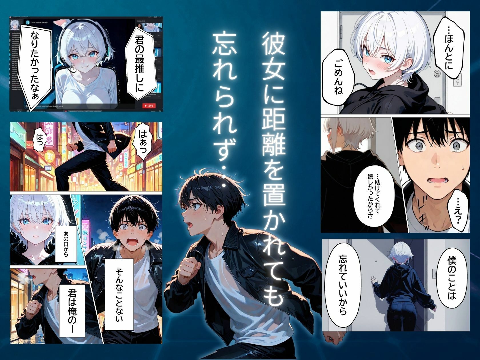 推しじゃない巨乳Vtuberに嫉妬されて朝まで騎乗位で犯●れたら、俺は恋に落ちてしまったのサンプル画像 6