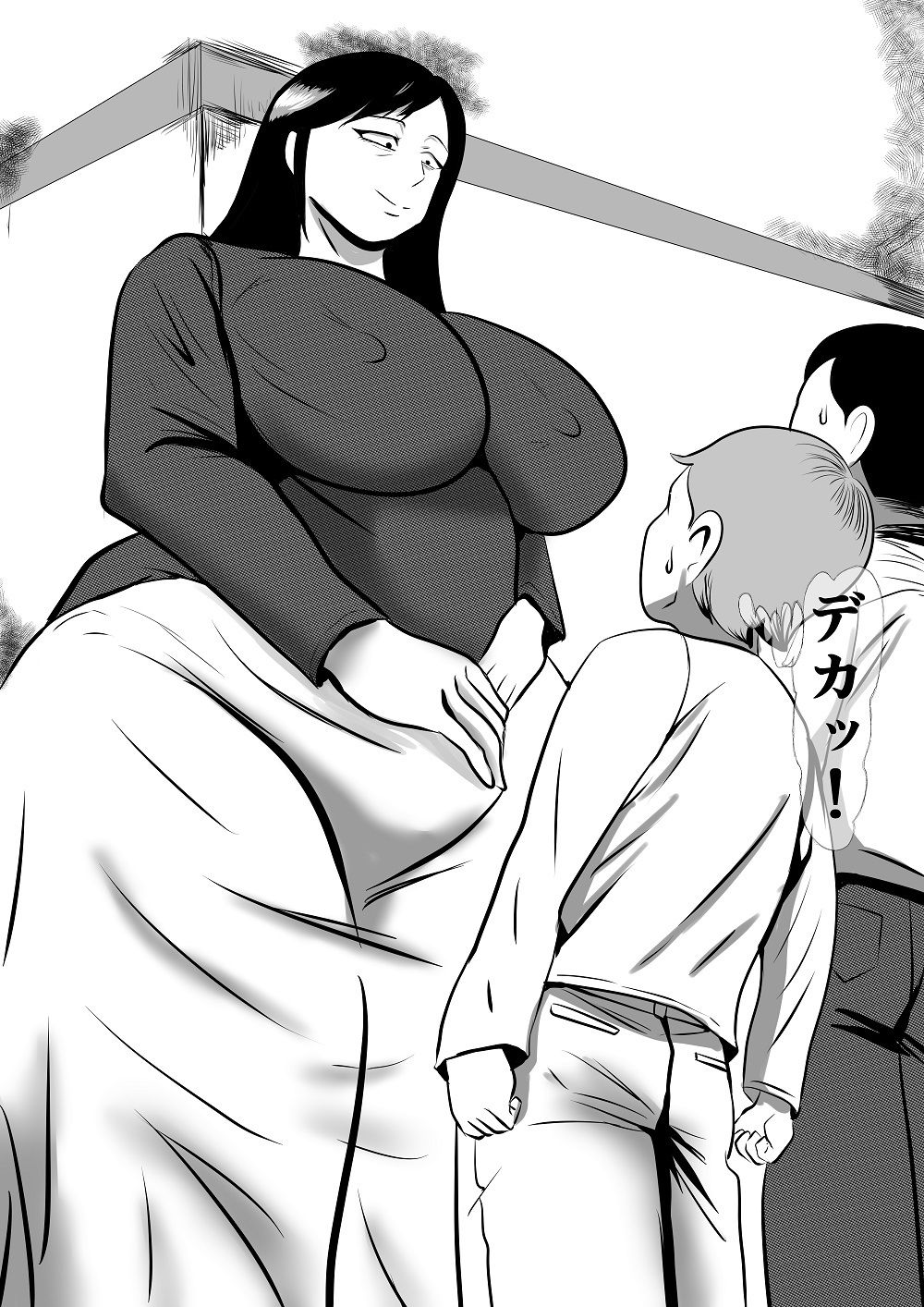 おい オマエら 近所のあの恵体おばさん ヤらせてくれるぞ!のサンプル画像 2