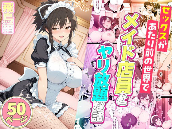 《d_778487》セックスが当たり前の世界でお気に入りのメイド店員とヤリ放題な話  飛鳥のパッケージ画像