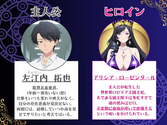 残業帰りに事故死して異世界召喚された限界社畜童貞が覚醒した欲情視スキルで王妃の欲求不満を見抜いてNTR完堕ちさせた件 画像1