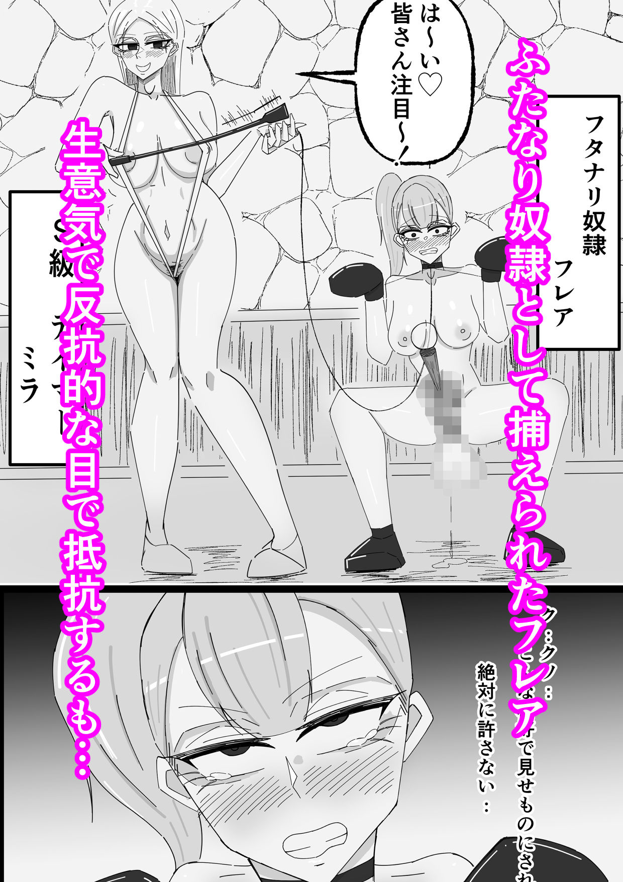 ドS級冒険者テイマーに調教されたふたなりちゃんはダンジョン攻略に使われますのサンプル画像 3