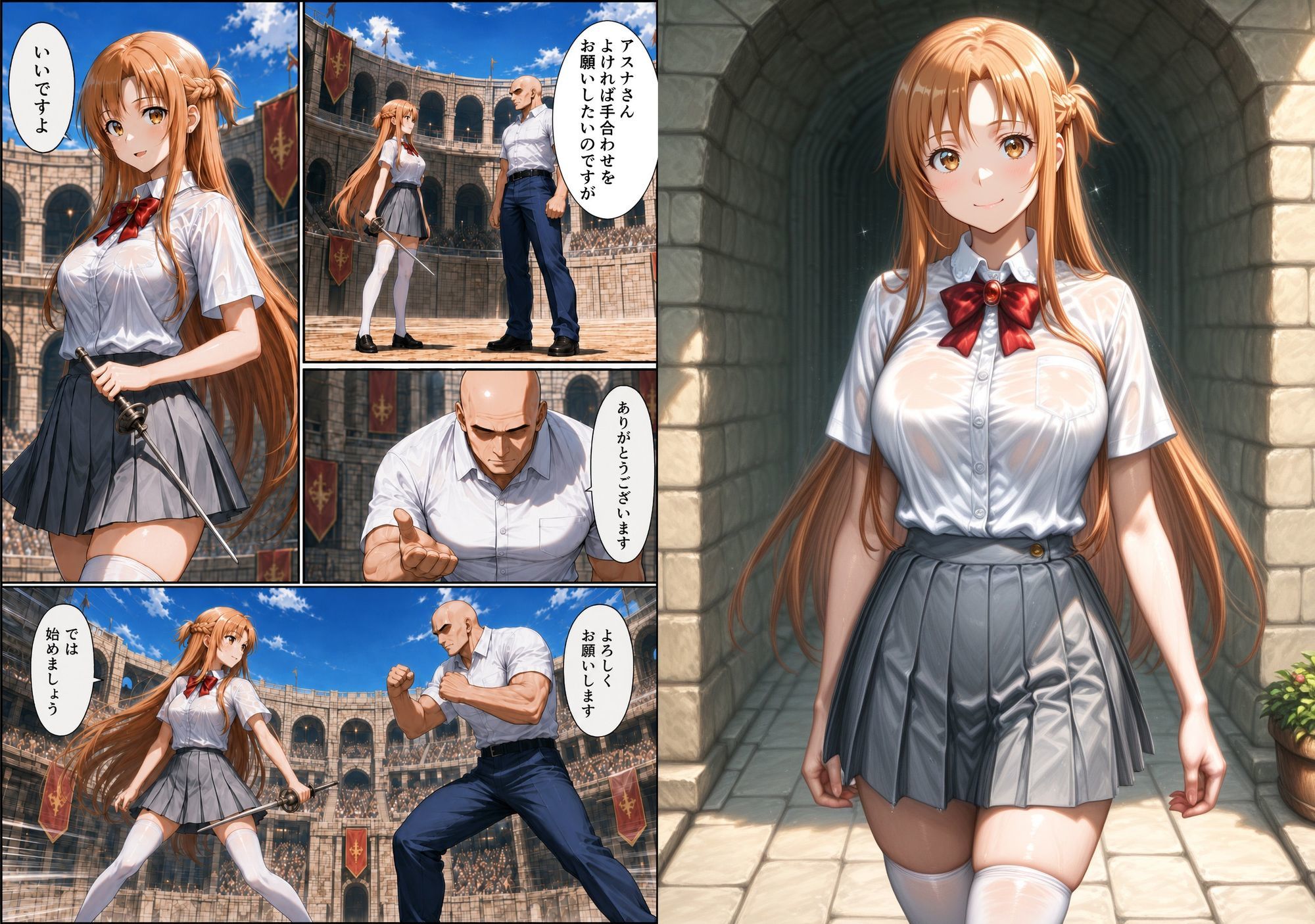 敗北して監禁されたア〇ナの画像1