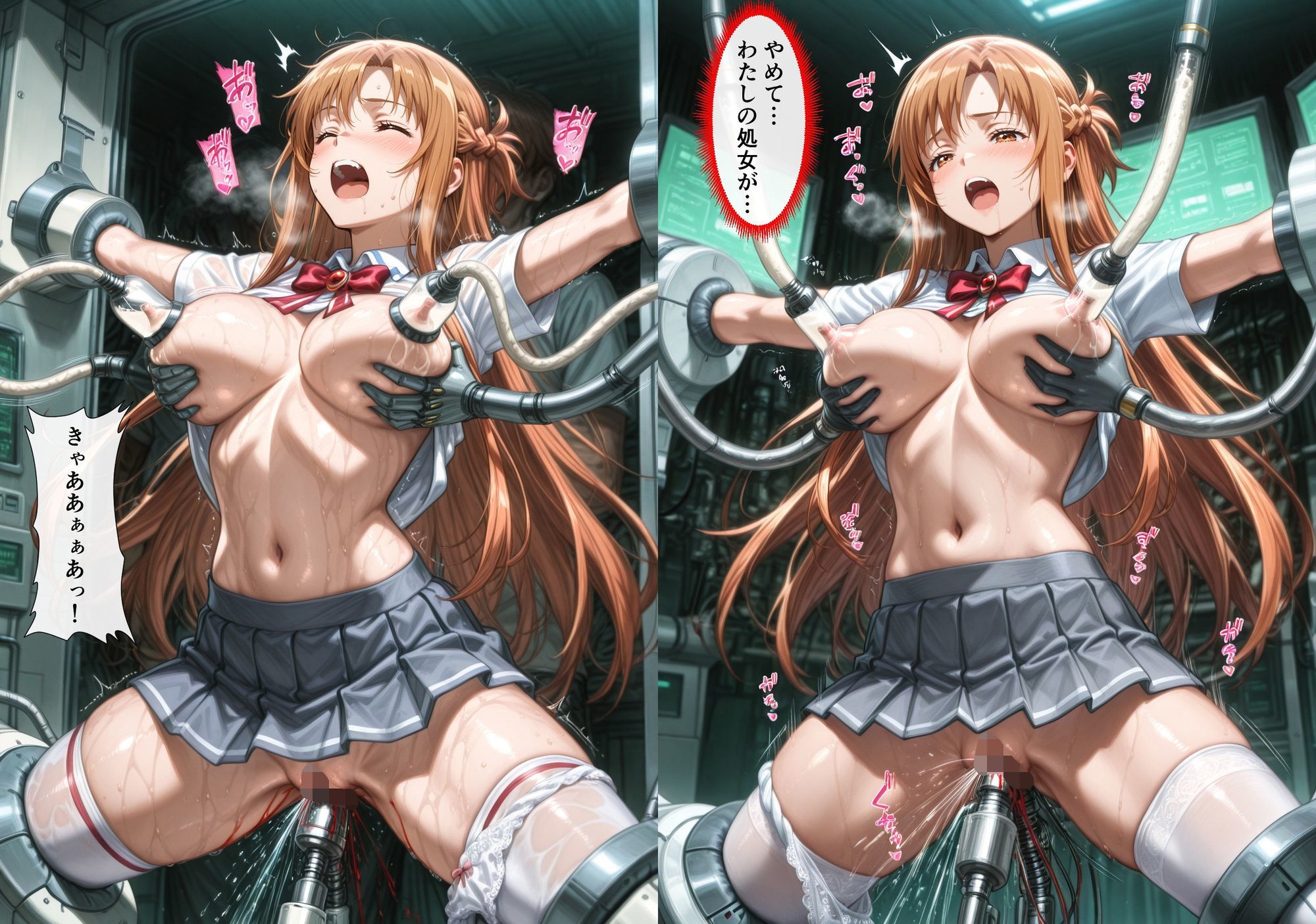 敗北して監禁されたア〇ナの画像6