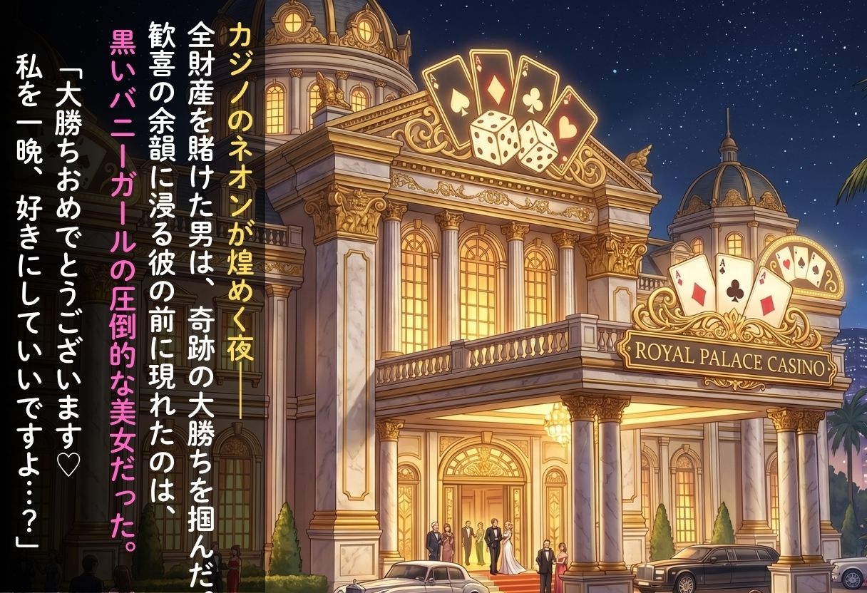 カジノで大勝利！VIP専用 バニーガールを朝までハメまくる話  SA〇編 画像1
