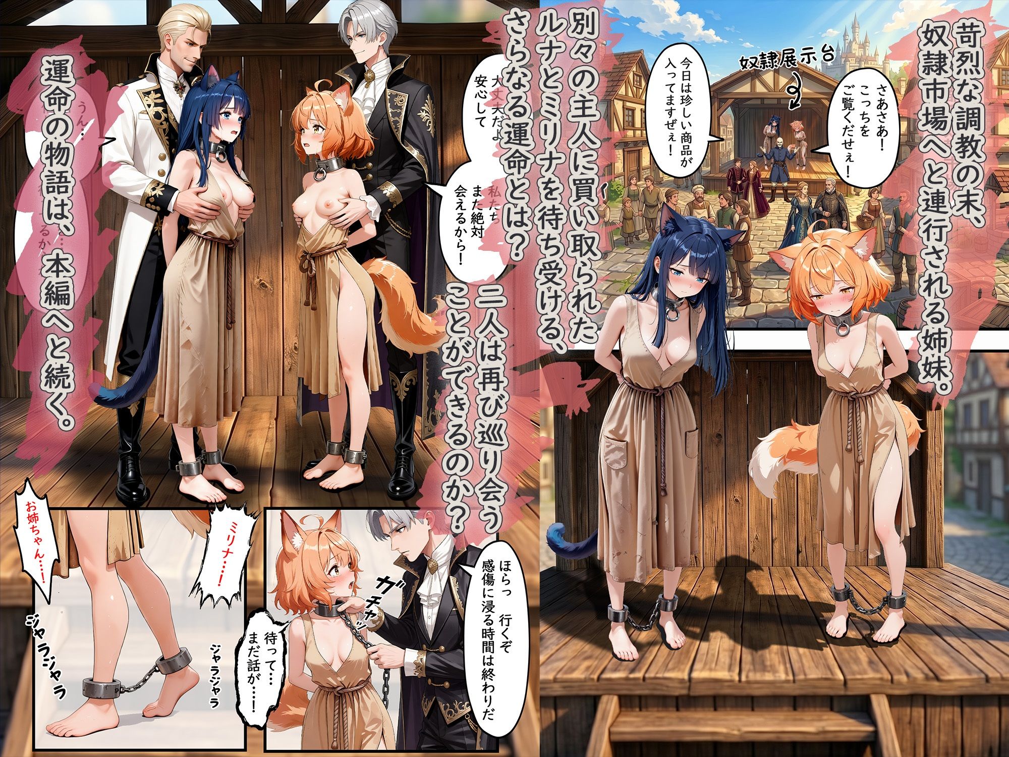 異世界奴●猫耳っ娘姉妹の救済 〜私も性奴●だけど、お姉ちゃんだけは救い出してみせる。〜 画像7