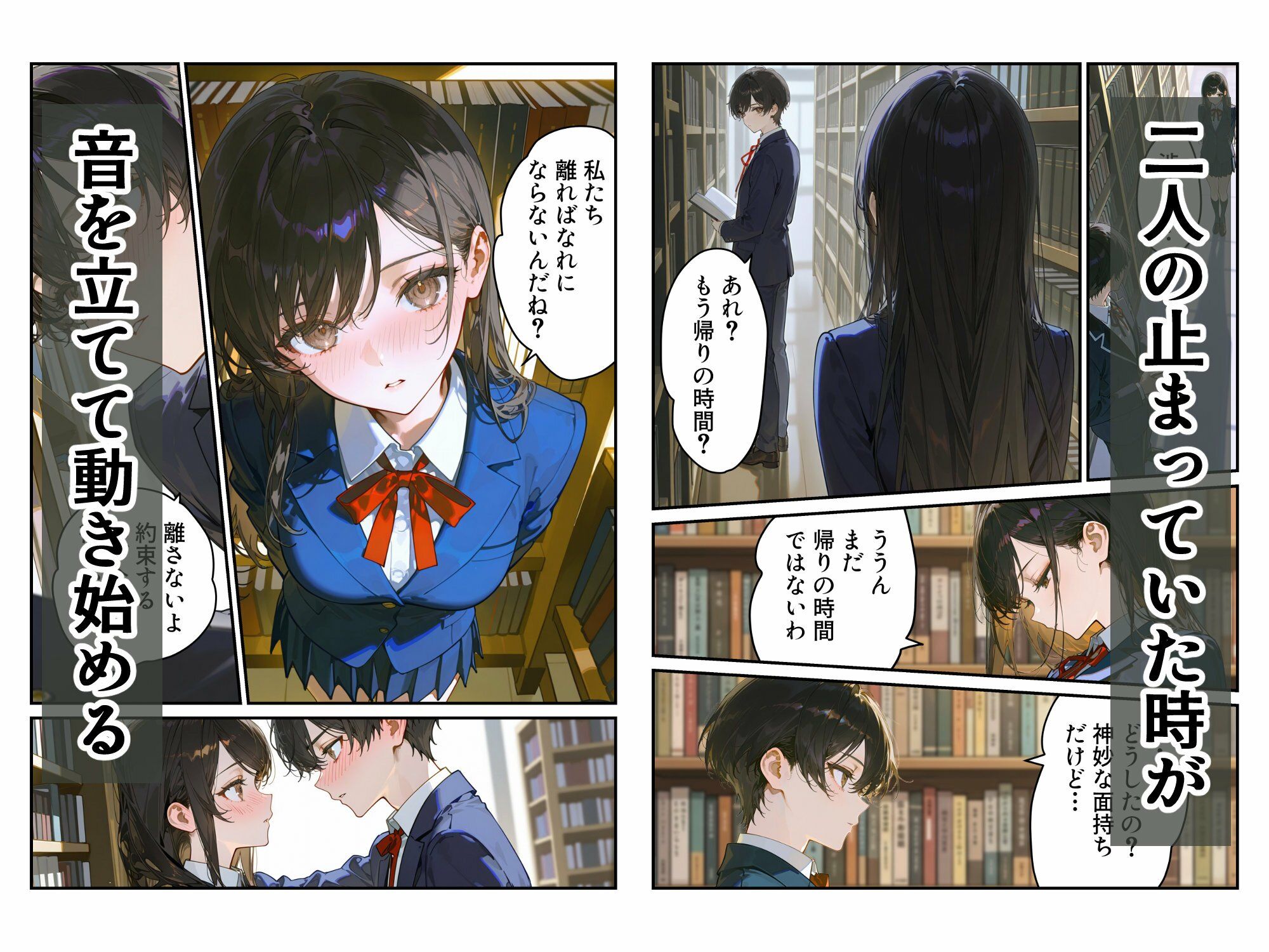 白石伶那『黄昏の図書室』のサンプル画像 5