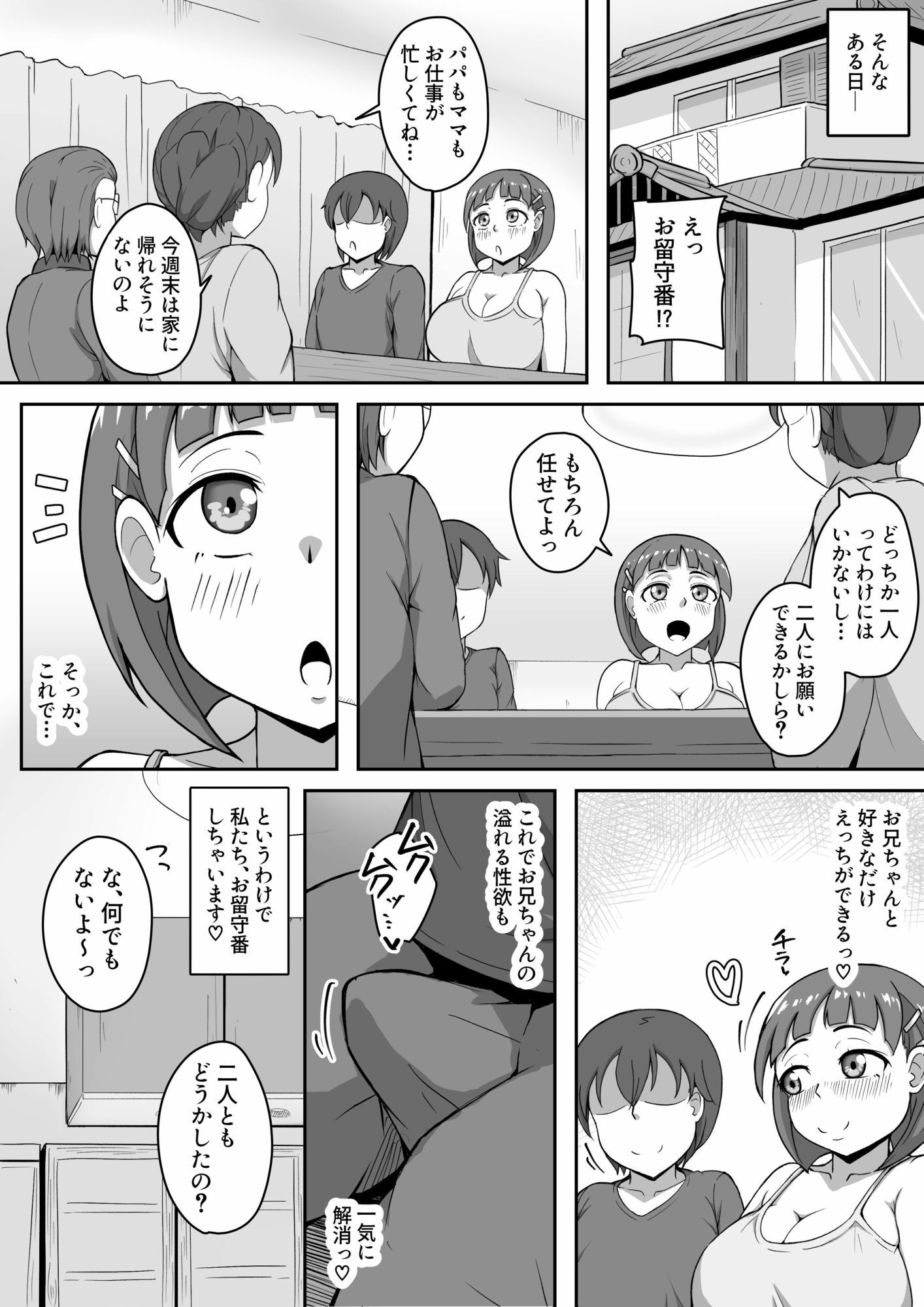 爆乳いもうと性処理きろくのサンプル画像 1