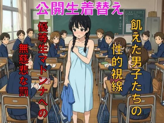 【公開生着替え】優等生マドンナへの無慈悲な罰。飢えた男子たちの性的視線 [CMNFリアリズム]