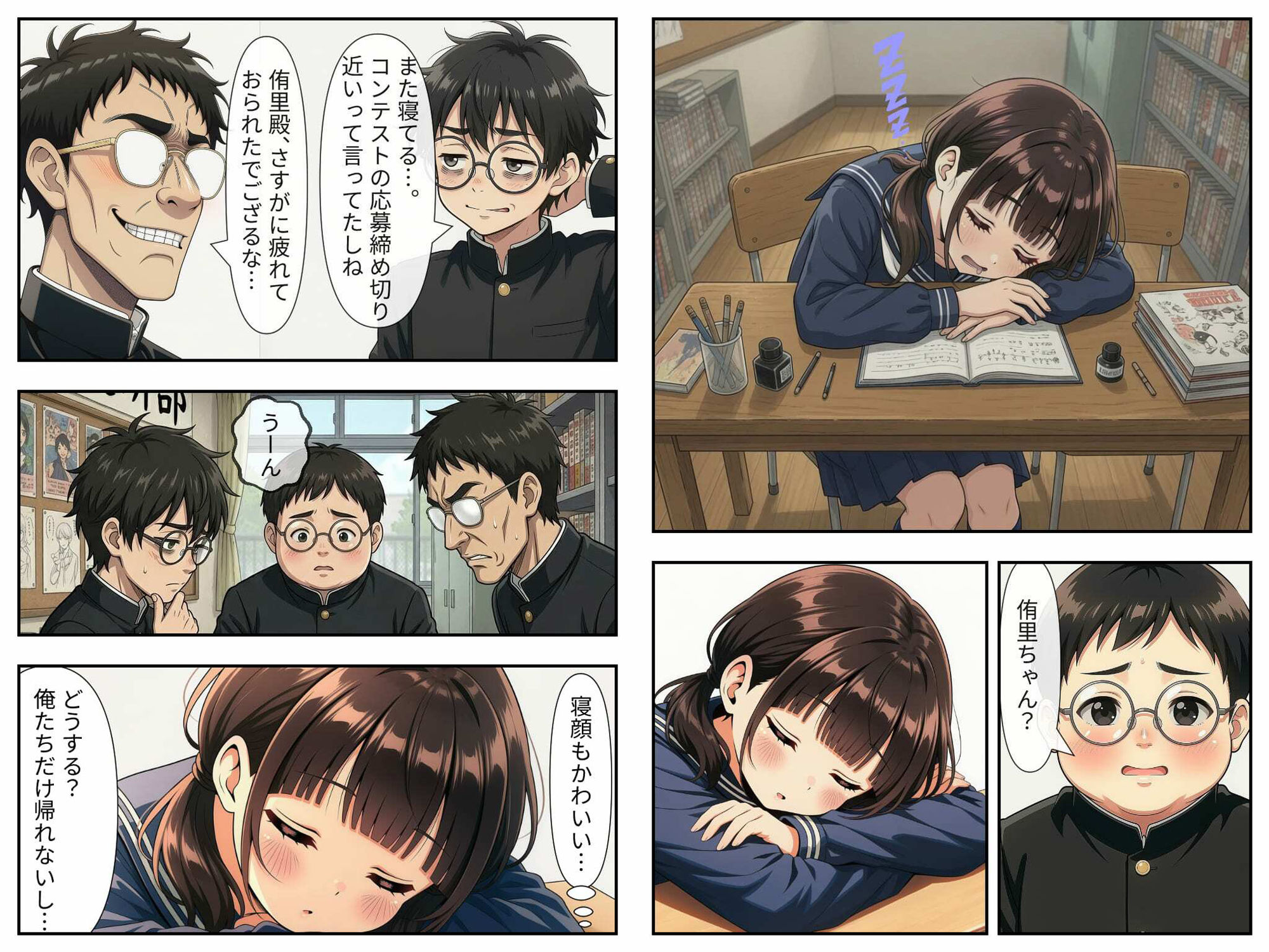 漫研の眠り姫〜睡眠薬で眠らされた無垢な後輩 1話・2話〜のサンプル画像 2
