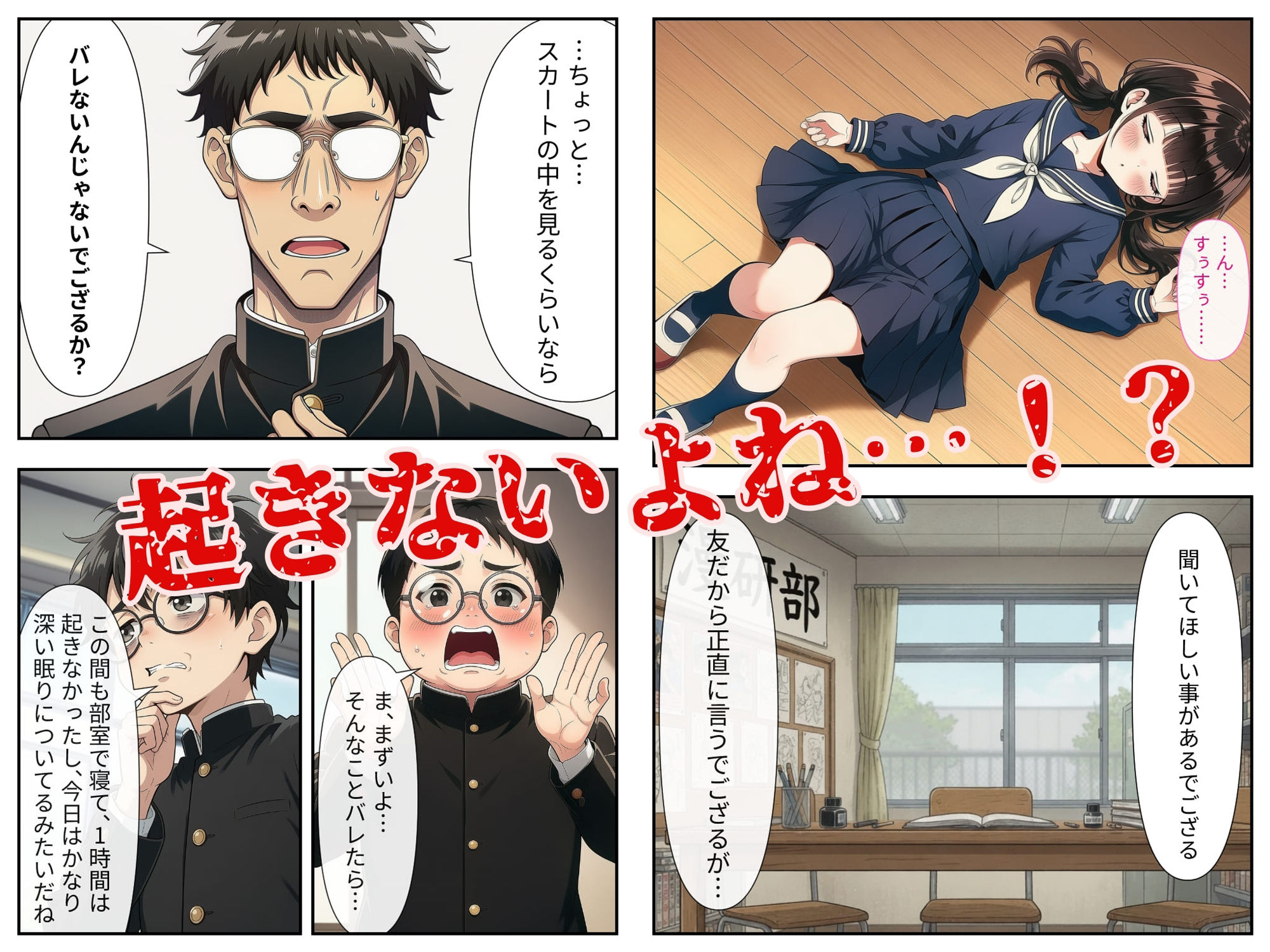 漫研の眠り姫〜睡眠薬で眠らされた無垢な後輩 1話・2話〜のサンプル画像 3