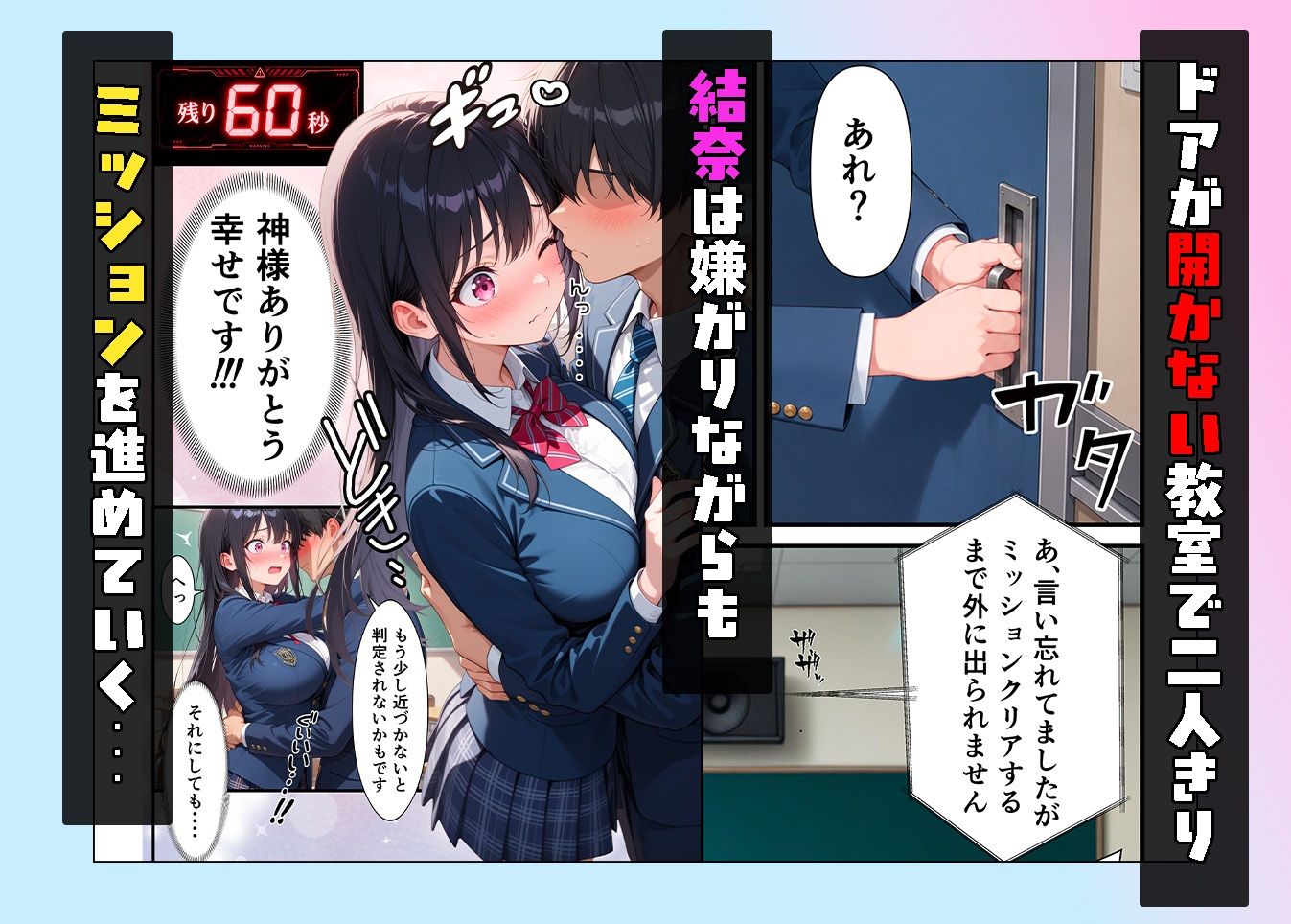 俺を嫌っているクラス1美少女とセックスしないと出られない部屋で中出ししまくった話のサンプル画像 4