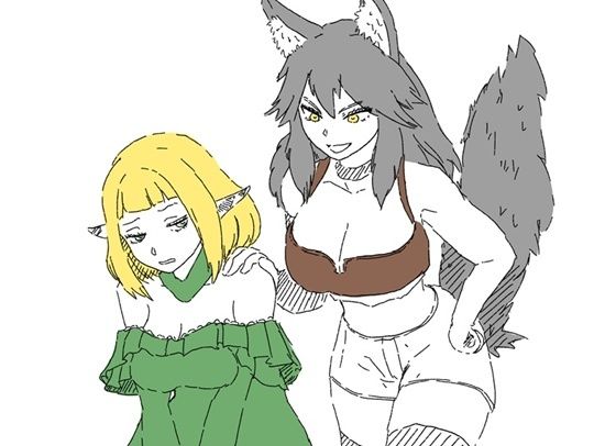 狼耳剣士と僕っ子エルフが、 淫魔の呪いでエッチなトラブルにぐずぐずに巻き込まれる話 [十日文庫]