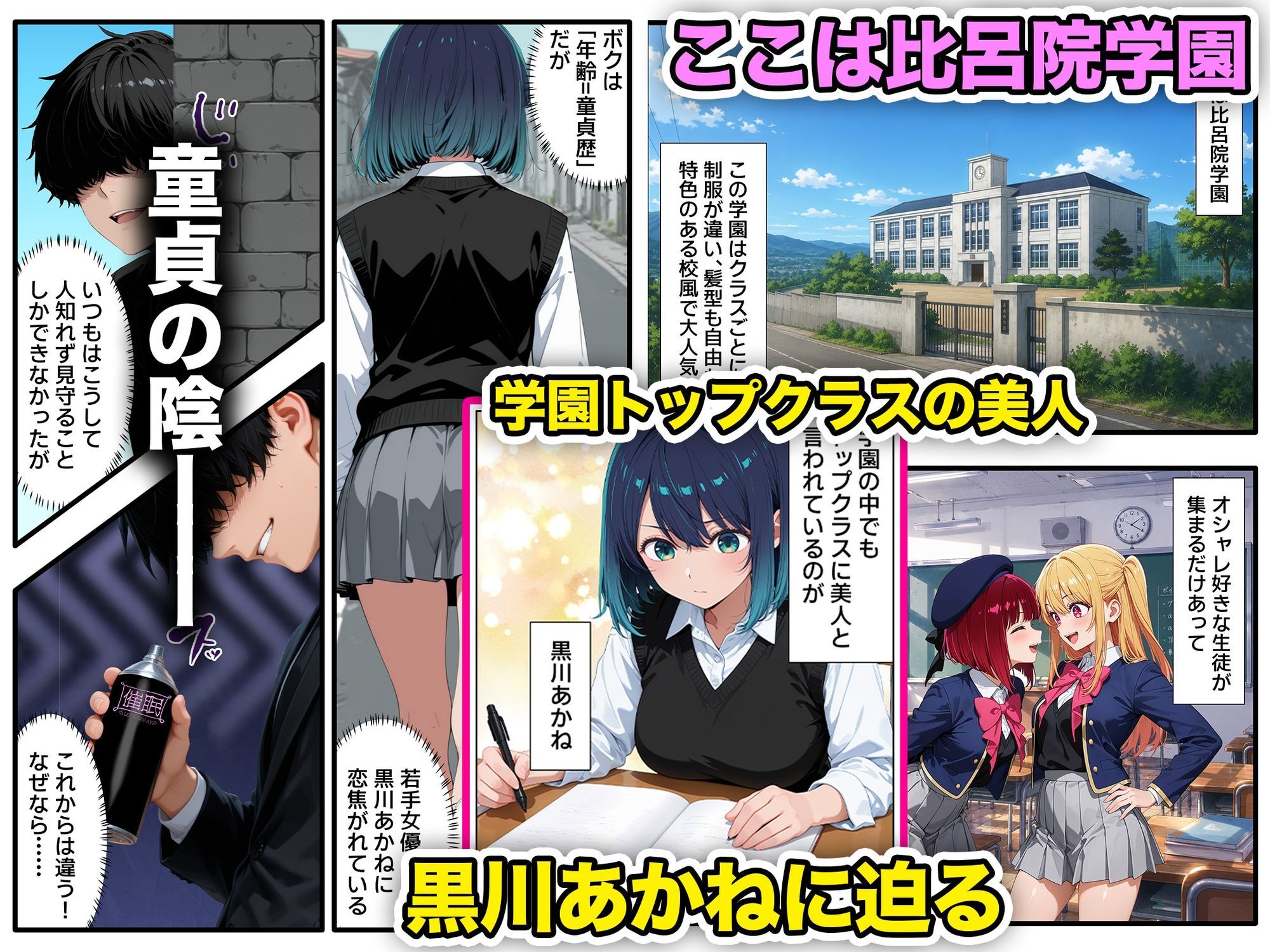 催●スプレーで堕とした彼氏持ちの天才女優が、催●解けても自分からアナル拡げるメスになった件のサンプル画像 1