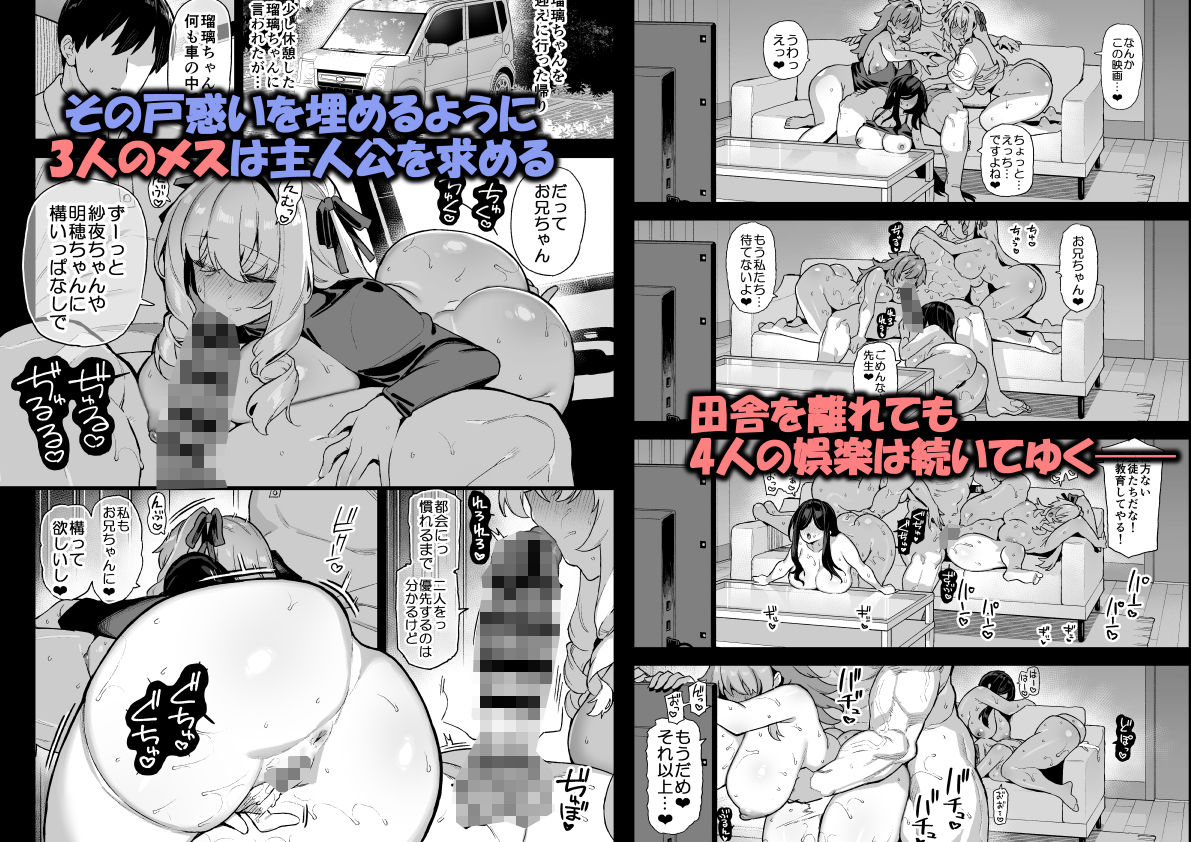 田舎にはこれくらいしか娯楽がない  総集編  2のサンプル画像 6