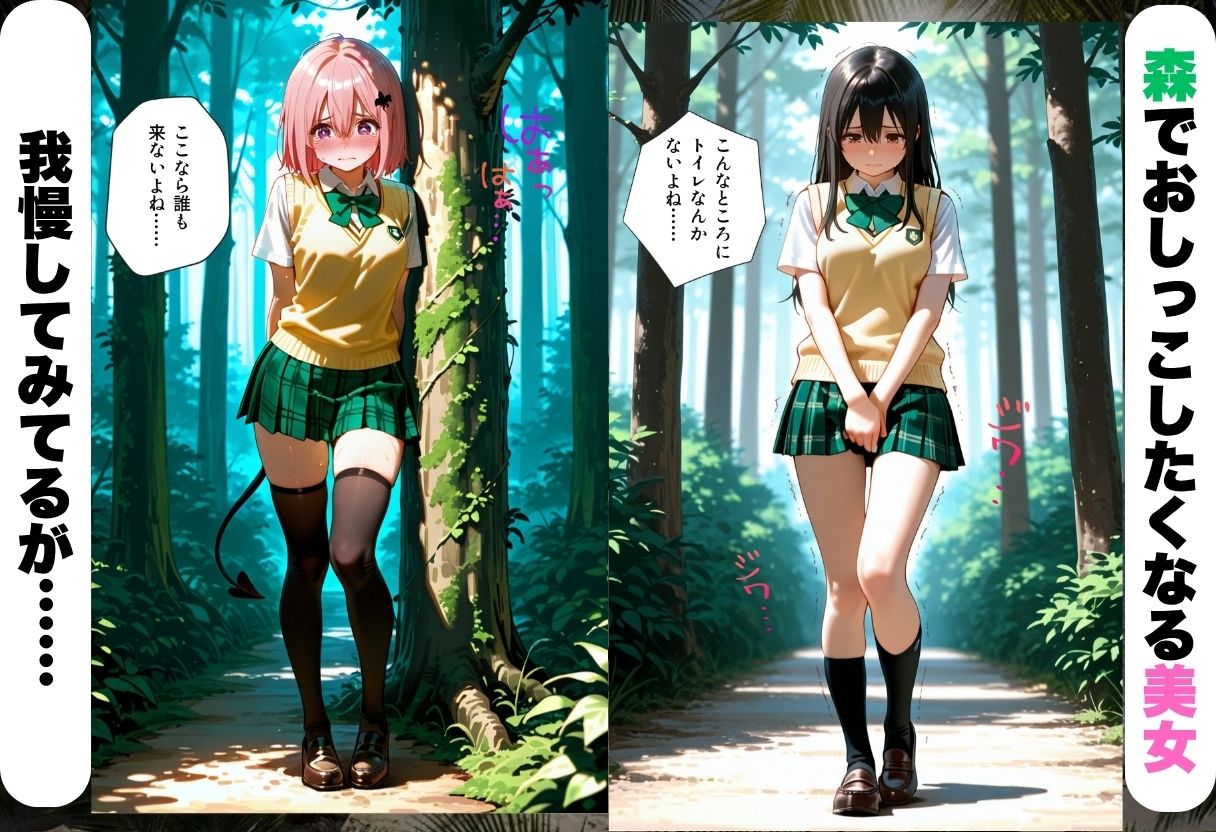 野外お漏らしレ〇プ 深い森の中で子宮壊れるまでイキ狂うト〇ブル・ダークネス編のサンプル画像 1