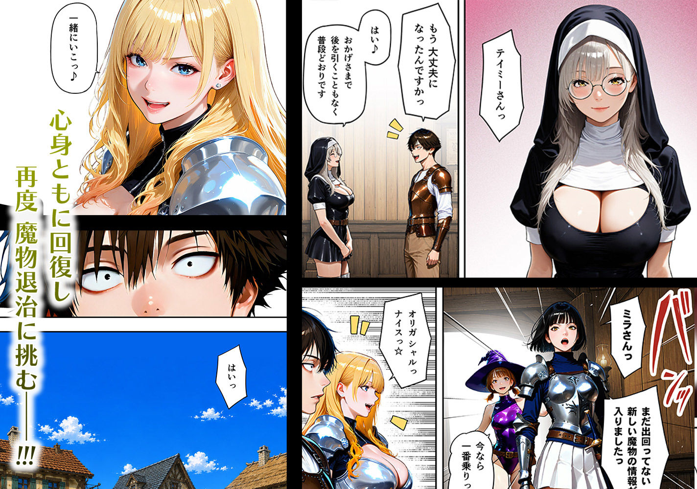 全滅転生 1=媚薬服用痴女戦士達は犯●れて前に進む= 画像7