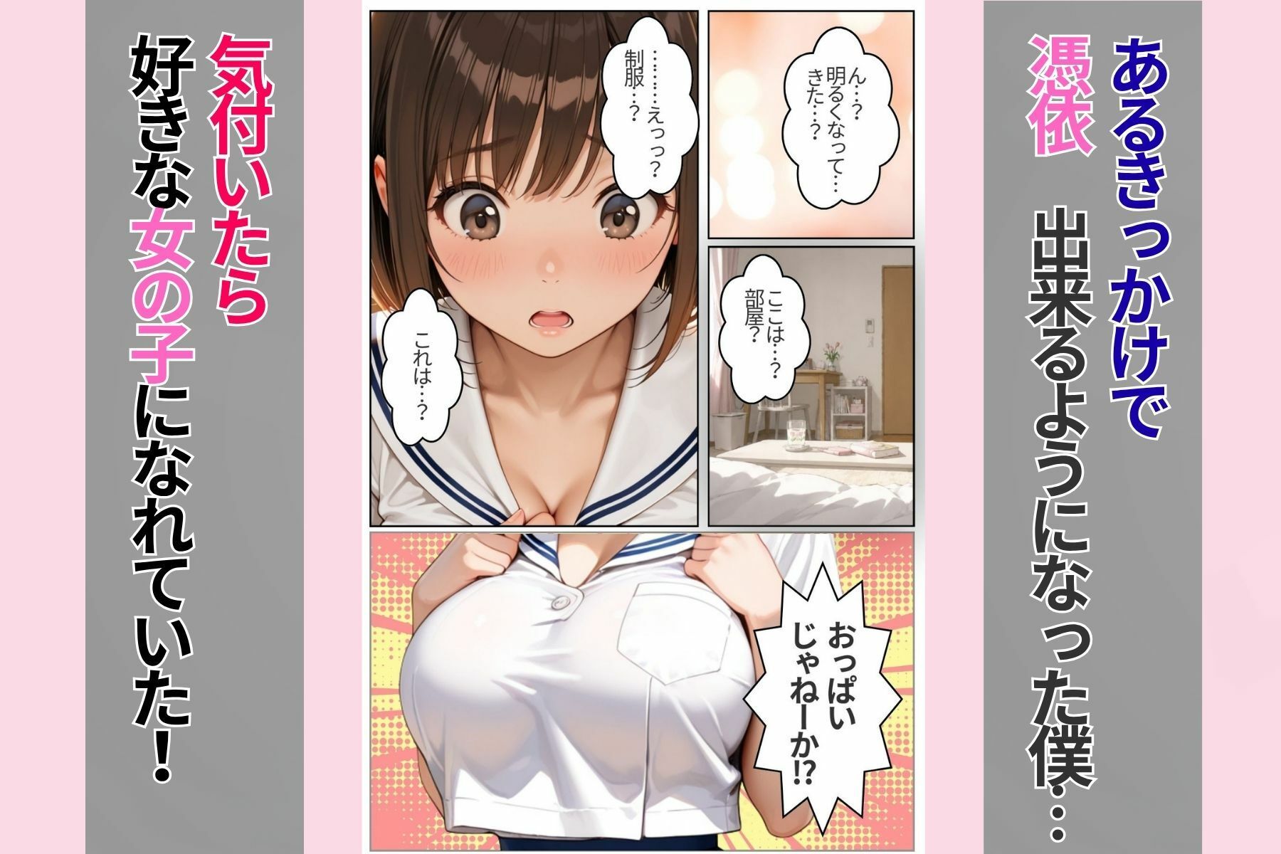 好きなクラスメイトに憑依したのでオナニーしてセックスもする!のサンプル画像 2