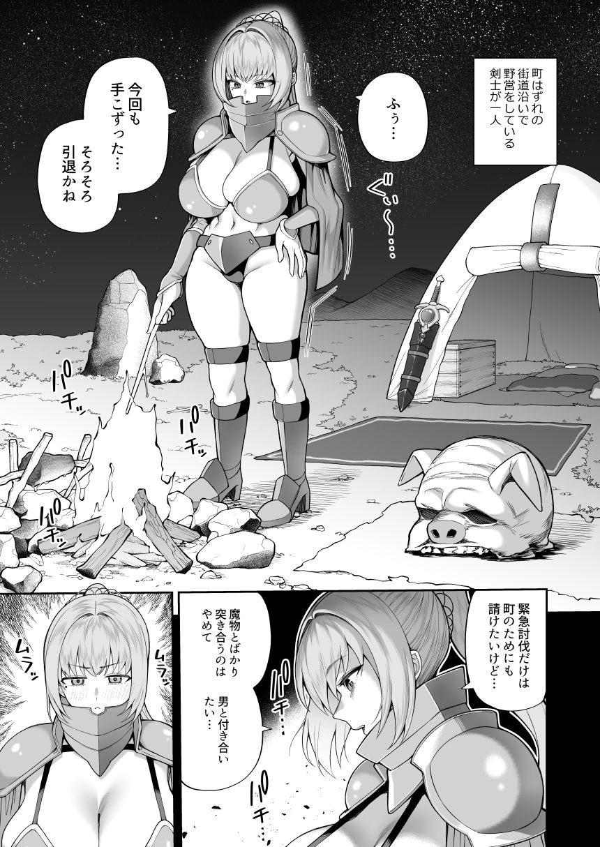 最強だけど行き遅れた女剣士を催●でペットにしてみた 立ち読み 2 / 11
