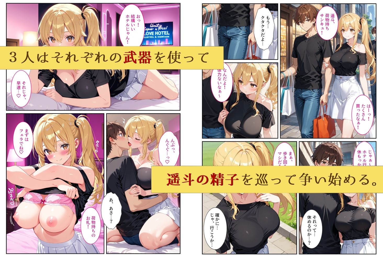 養子になったら爆乳義母と双子義妹に誘惑されて中出しセックスしています！〜孕ませバトル編〜の画像8