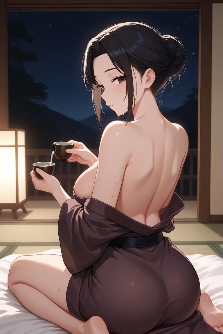 【熟女×女将】小料理屋の女将は、暖簾の奥で年下に蕩けるのサンプル画像 6