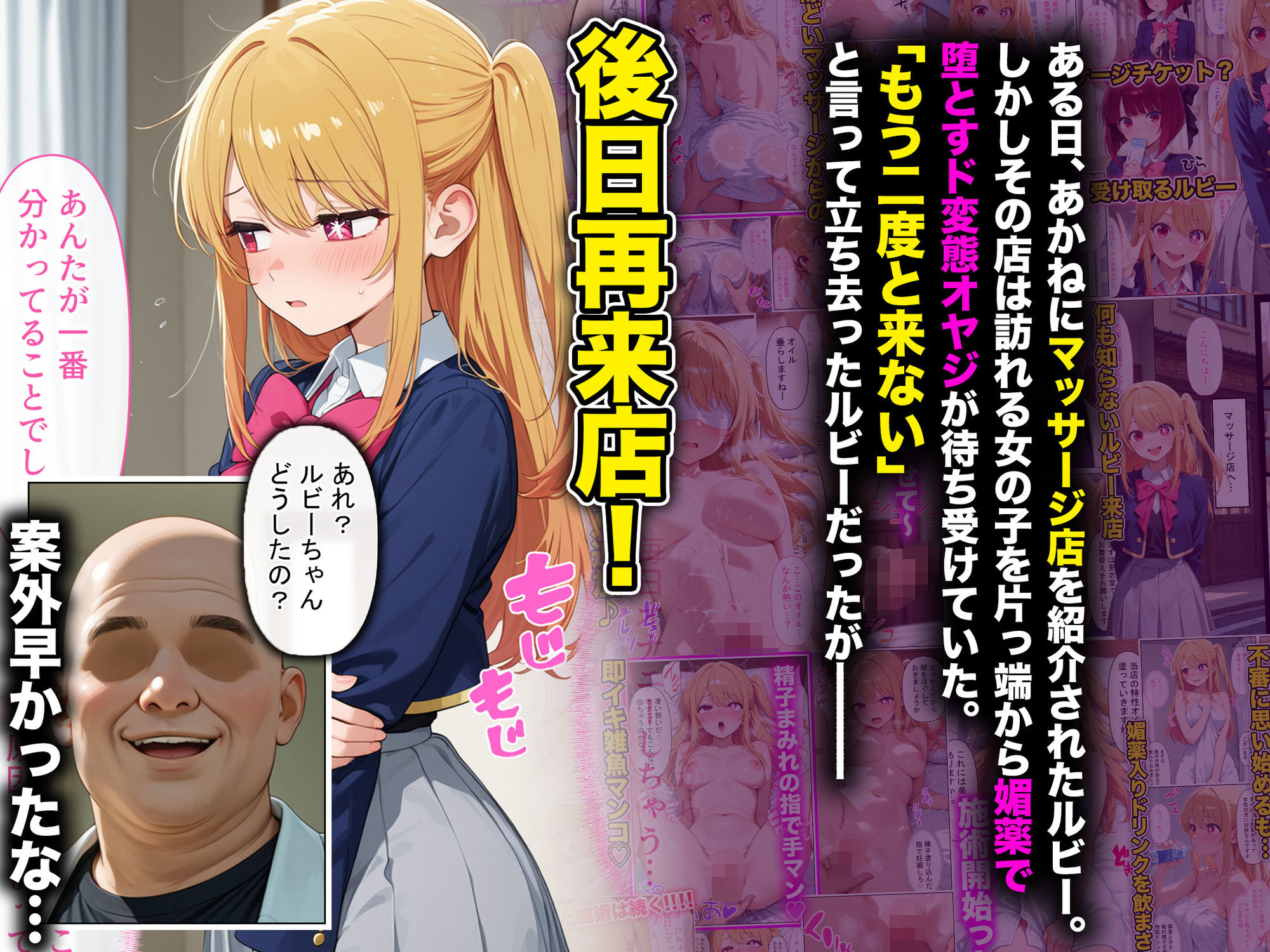 現役JKアイドルが媚薬マッサージに沼って自らおかわりを求めメスになった話 〜後編〜のサンプル画像 1