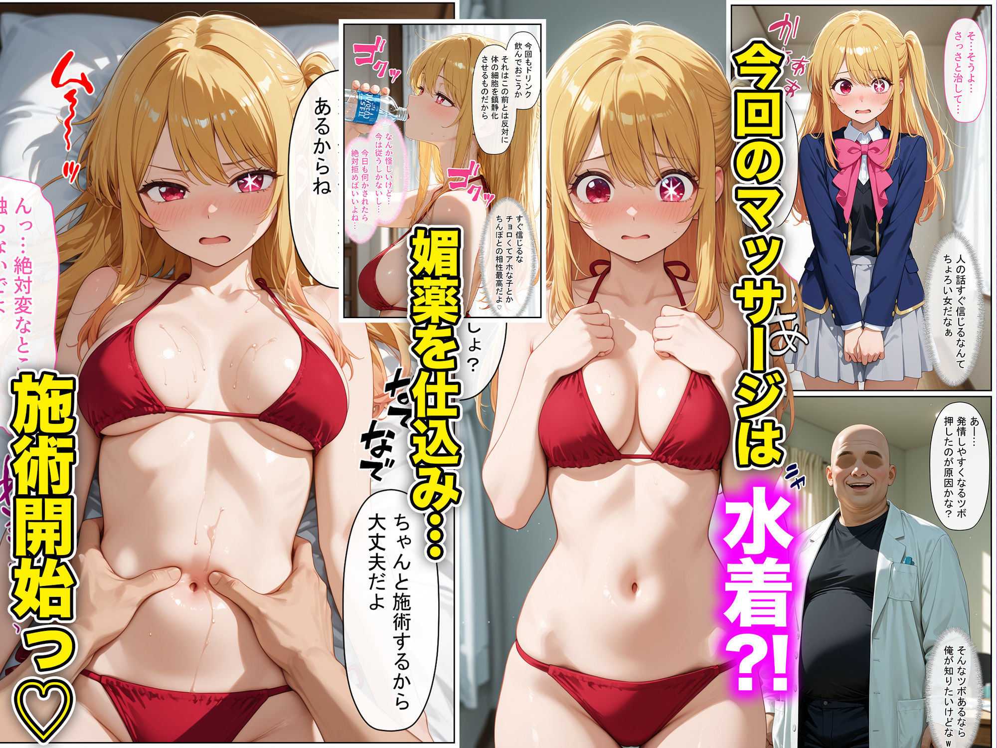 現役JKアイドルが媚薬マッサージに沼って自らおかわりを求めメスになった話 〜後編〜のサンプル画像 2