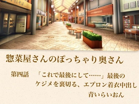 【官能小説】惣菜屋さんのぽっちゃり奥さん  第四話  「これで最後にして……」最後のケジメを裏切る、エプロン着衣中出しの商品画像