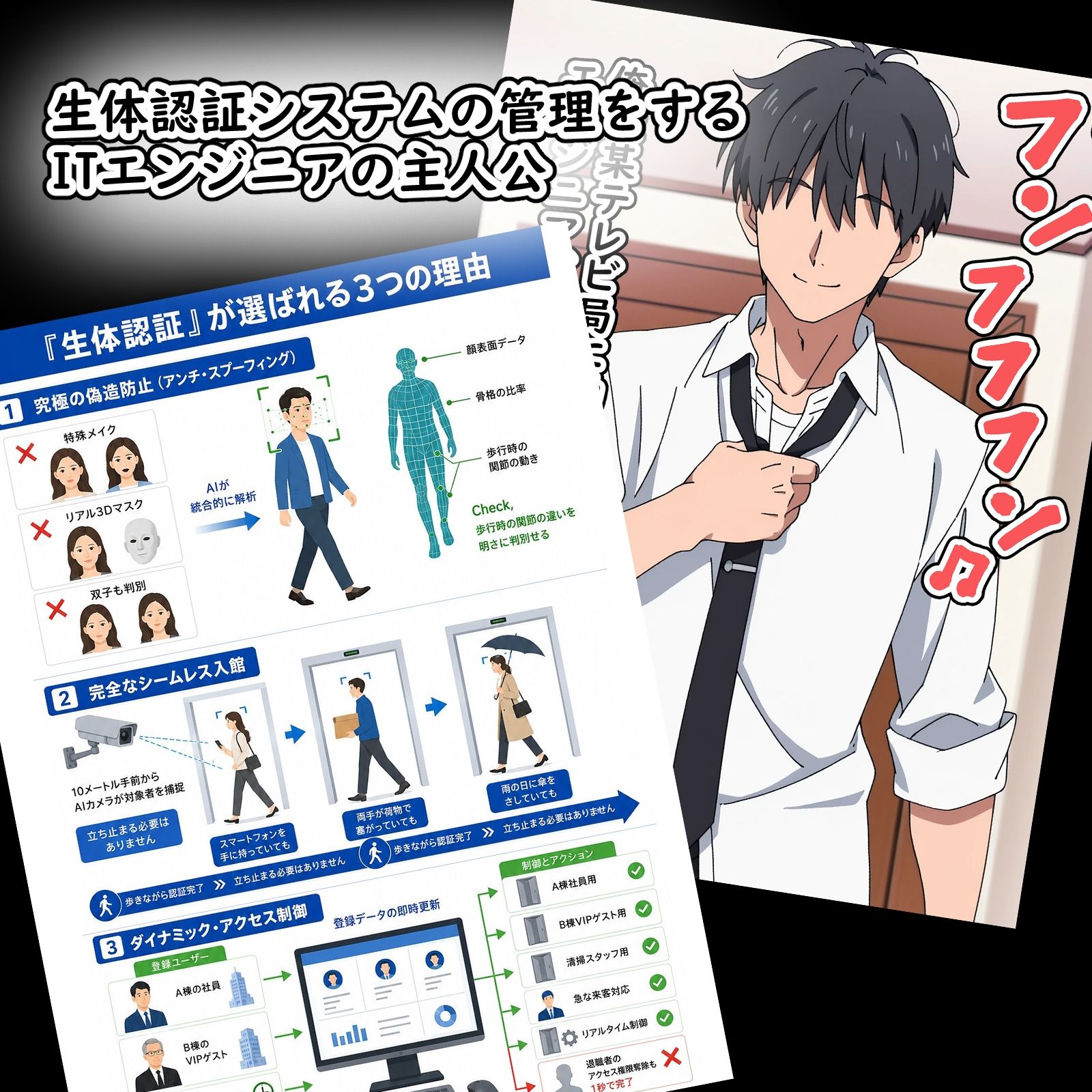 同僚社員編  羞恥の生体認証のサンプル画像 1