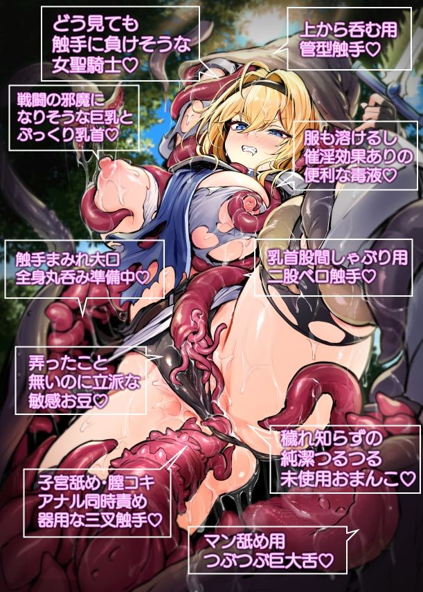 聖騎士様は丸呑み触手のナカ。 立ち読み 7 / 11