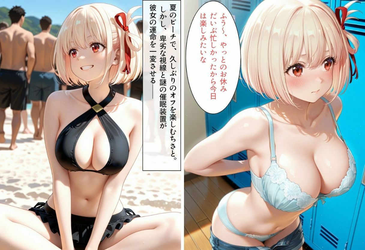 洗脳の海 アプリで雌堕ち 夏の罠 Part 1のサンプル画像 1