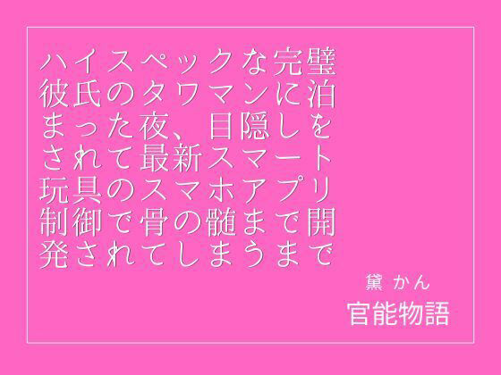 ハイスペックな完璧彼氏のタワマンに泊まった夜、目隠しをされて最新スマート玩具のスマホアプリ制御で骨の髄まで開発されてしまうまで の公式サムネイル
