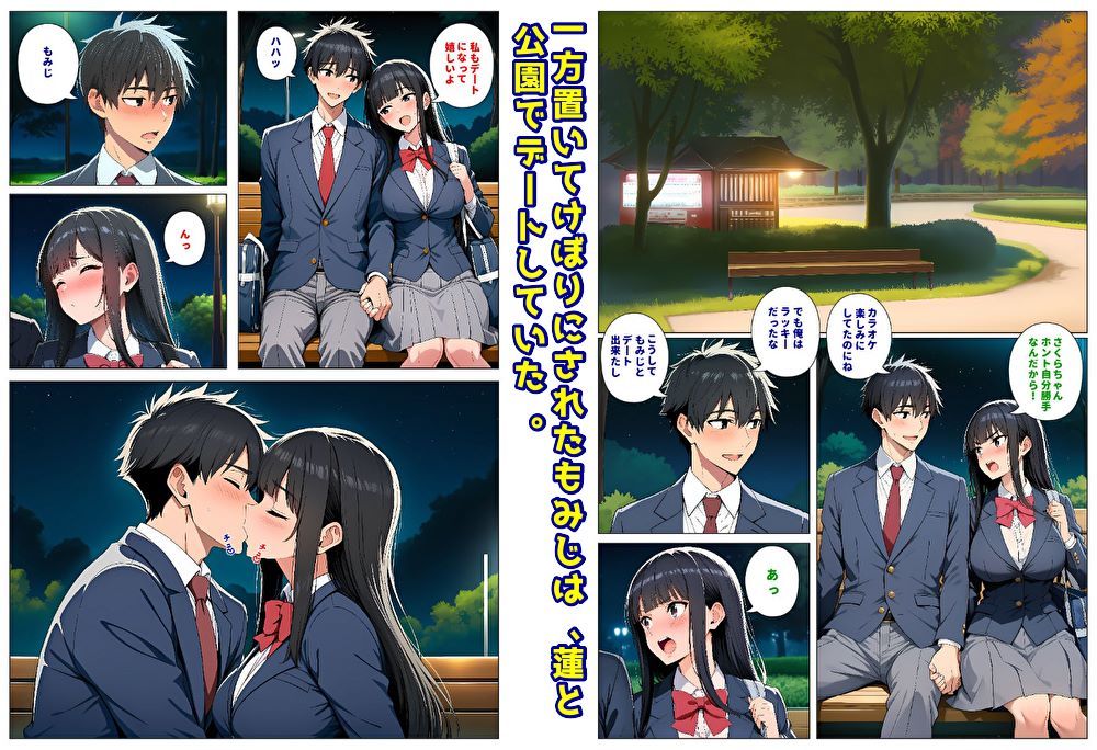 委員長とギャルがセックス勝負3・ギャルが陰キャに告ハラされる・委員長が彼氏の為に野外セックスする 立ち読み 7 / 11