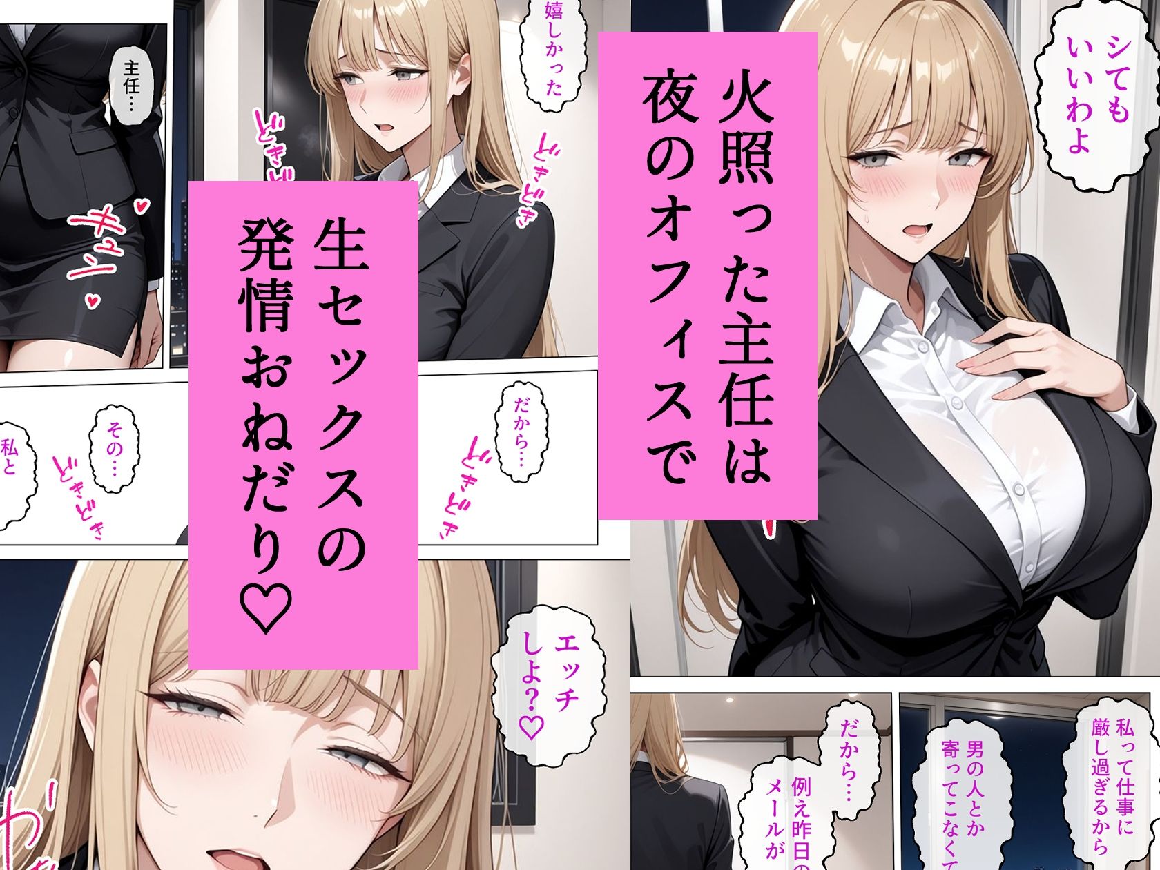 冷酷無比な女上司がらぶらぶエッチで中出し懇願のサンプル画像 5