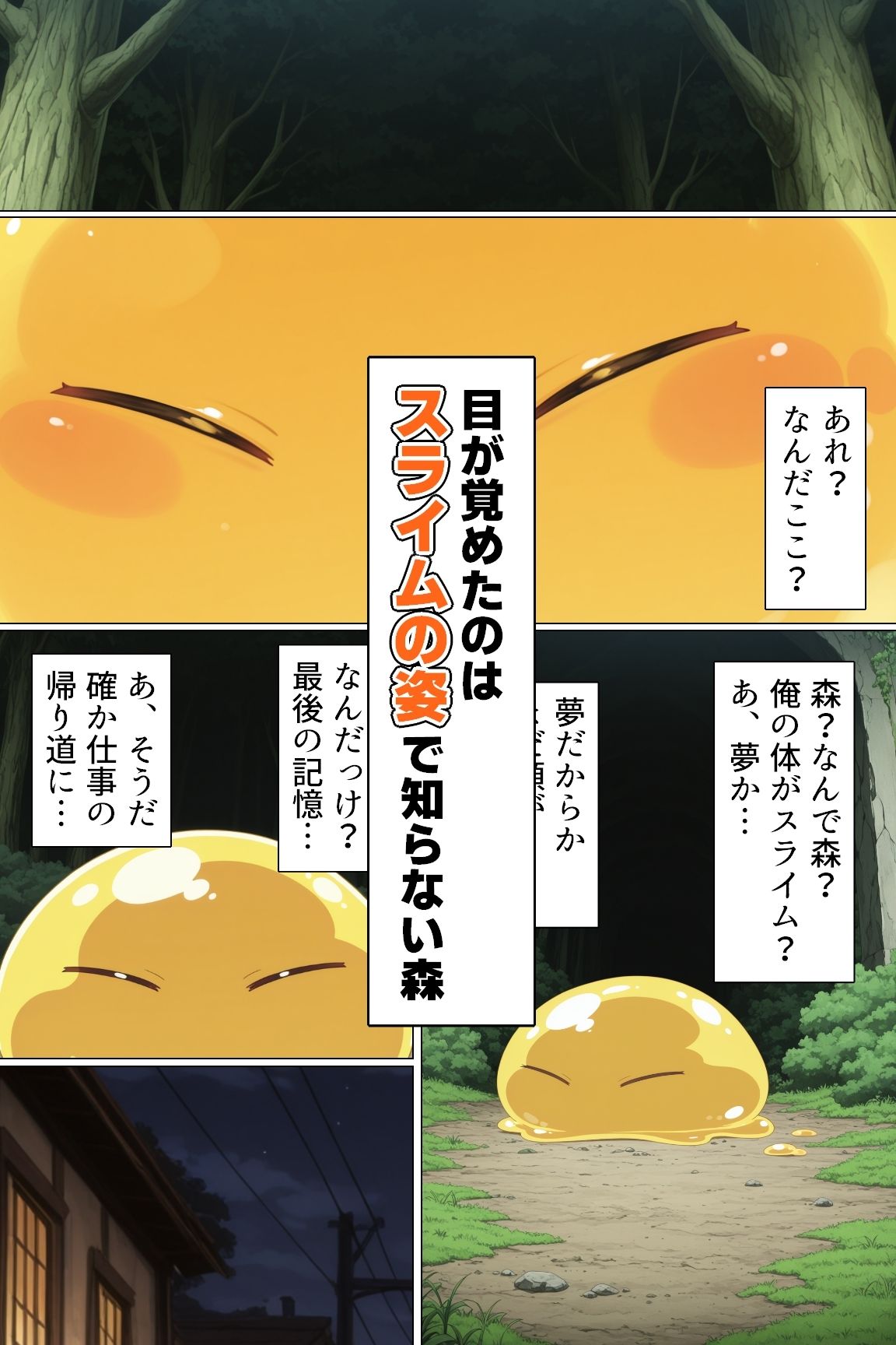 転生したらエロスライムになったのでスキル使って好き放題するのサンプル画像 1