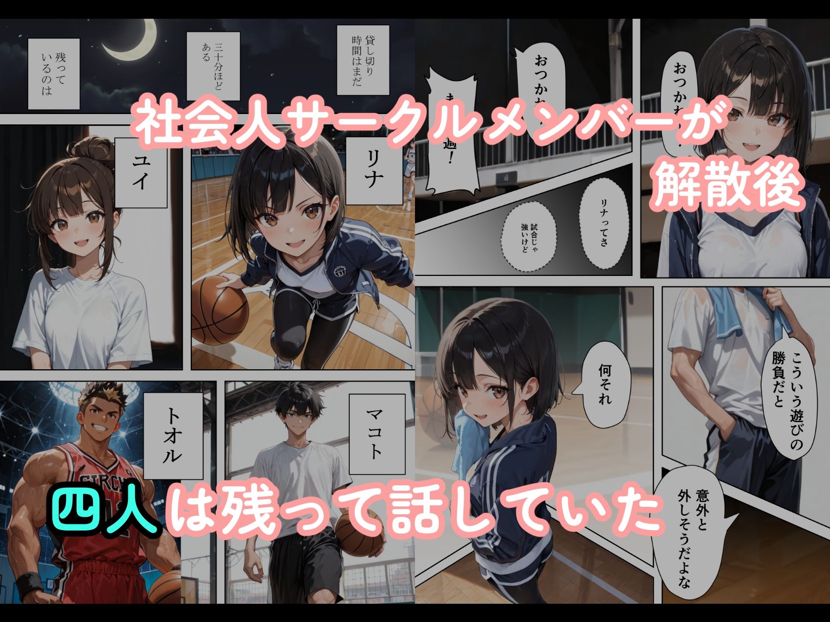 おとなのフリースローのサンプル画像 1