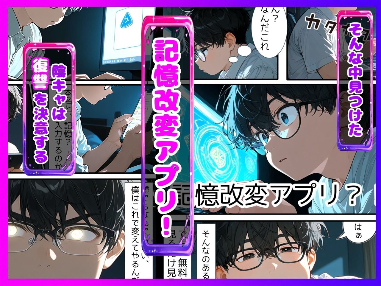 【陰キャ逆転】記憶操作アプリでいじめっ子の巨乳ギャルと清楚系を完堕ちわからせする話 立ち読み 4 / 11